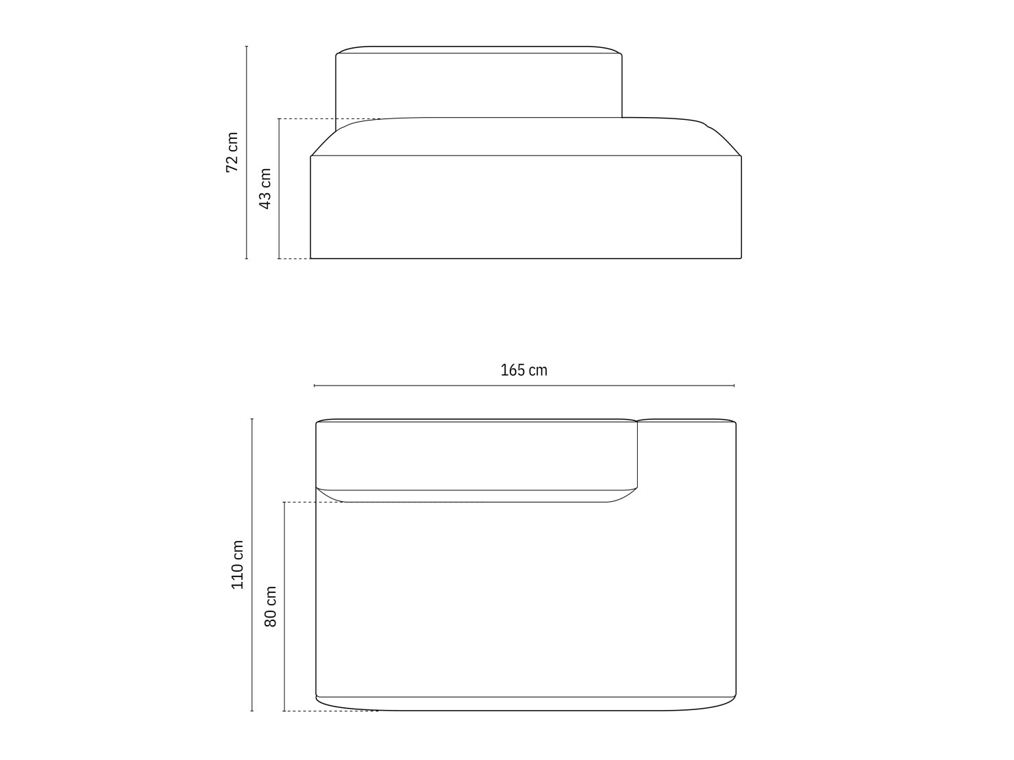 Kušett Beckley F104 (Paris Cream)