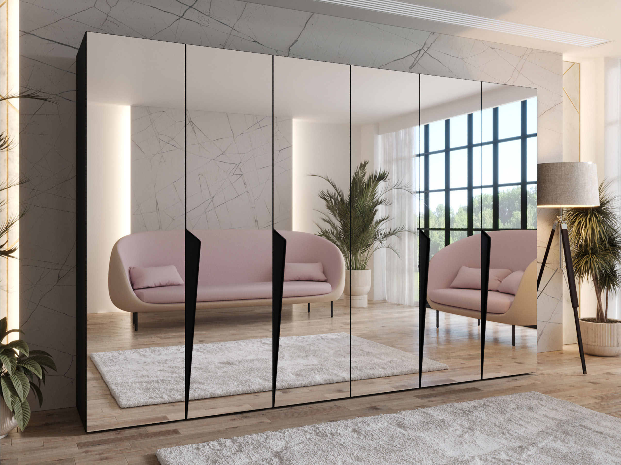 Riidekapp Hartford 617 (Must)