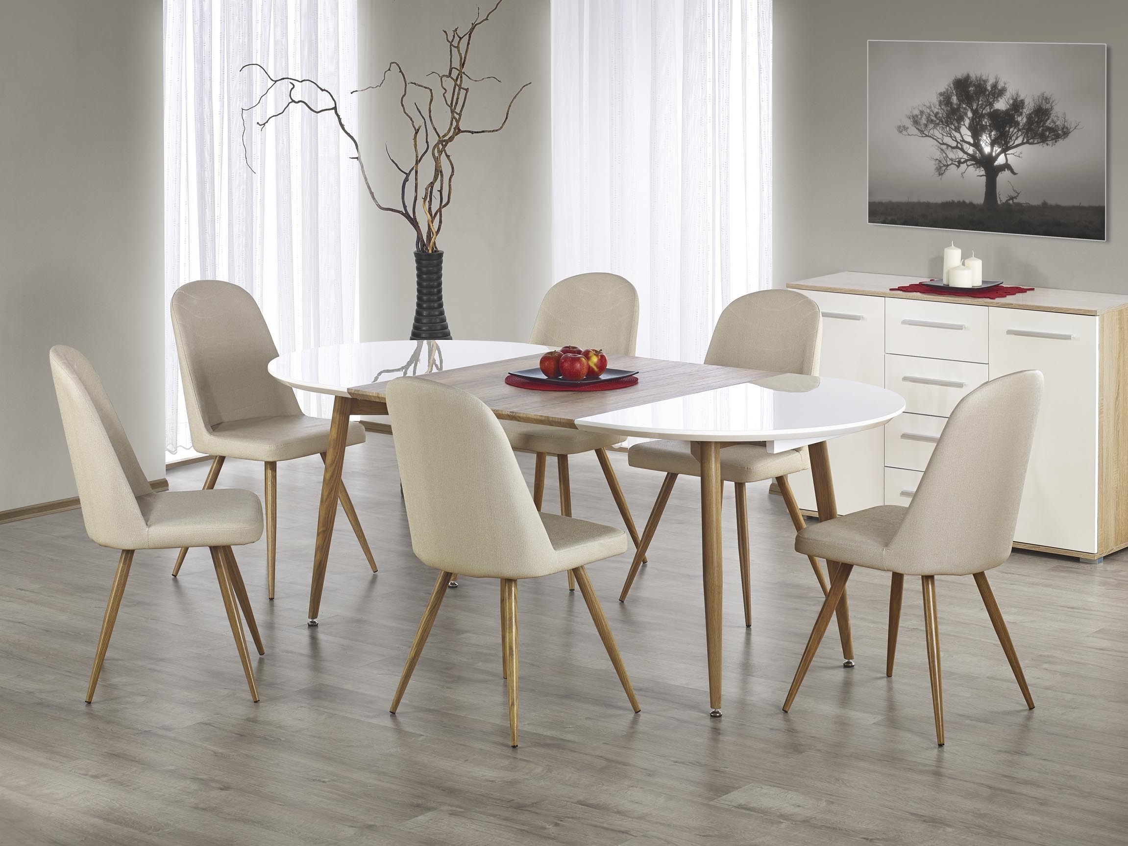 Laud Houston Humus (Valge + Mee tamm)