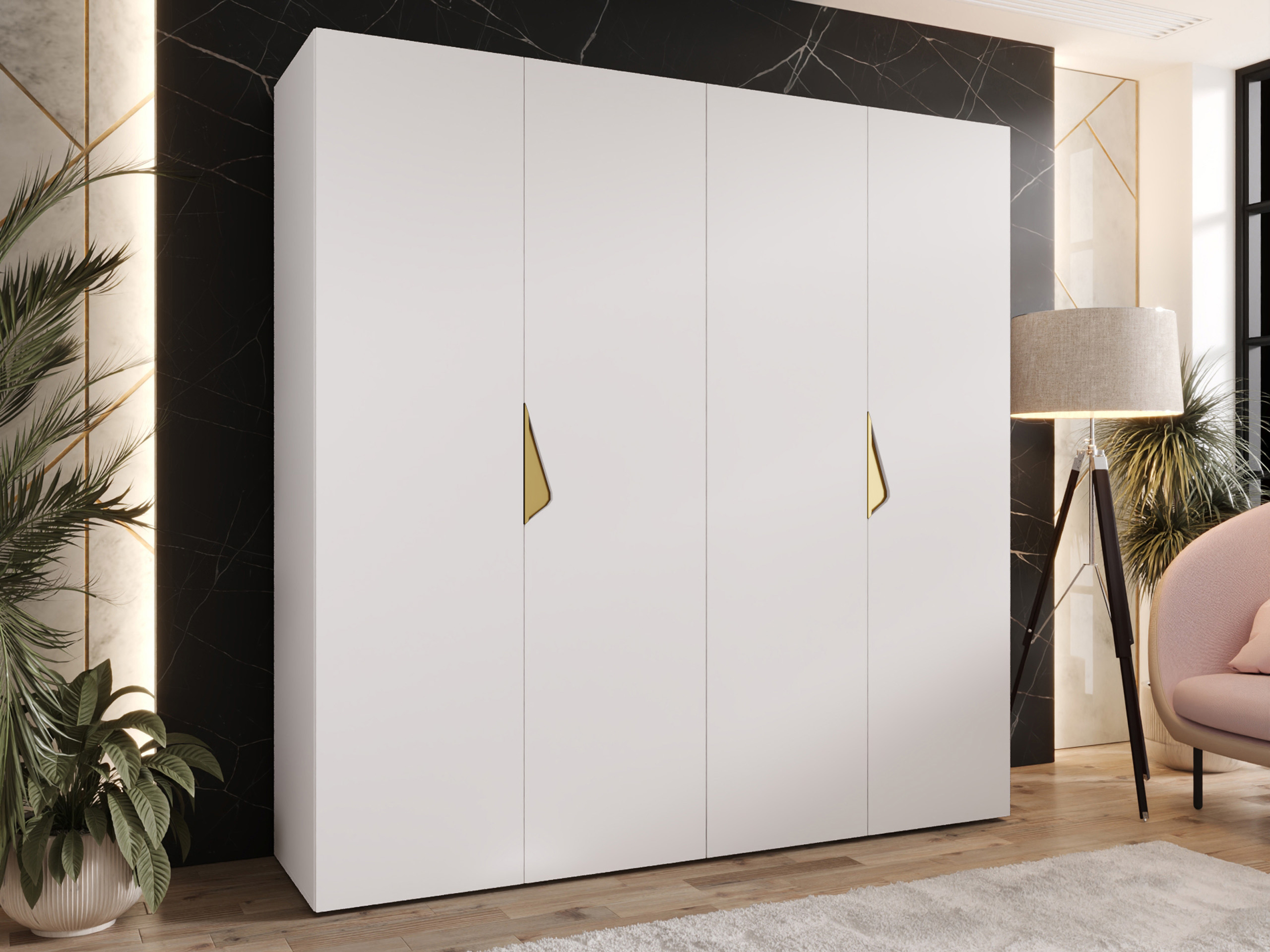 Riidekapp Hartford 620 (Valge)