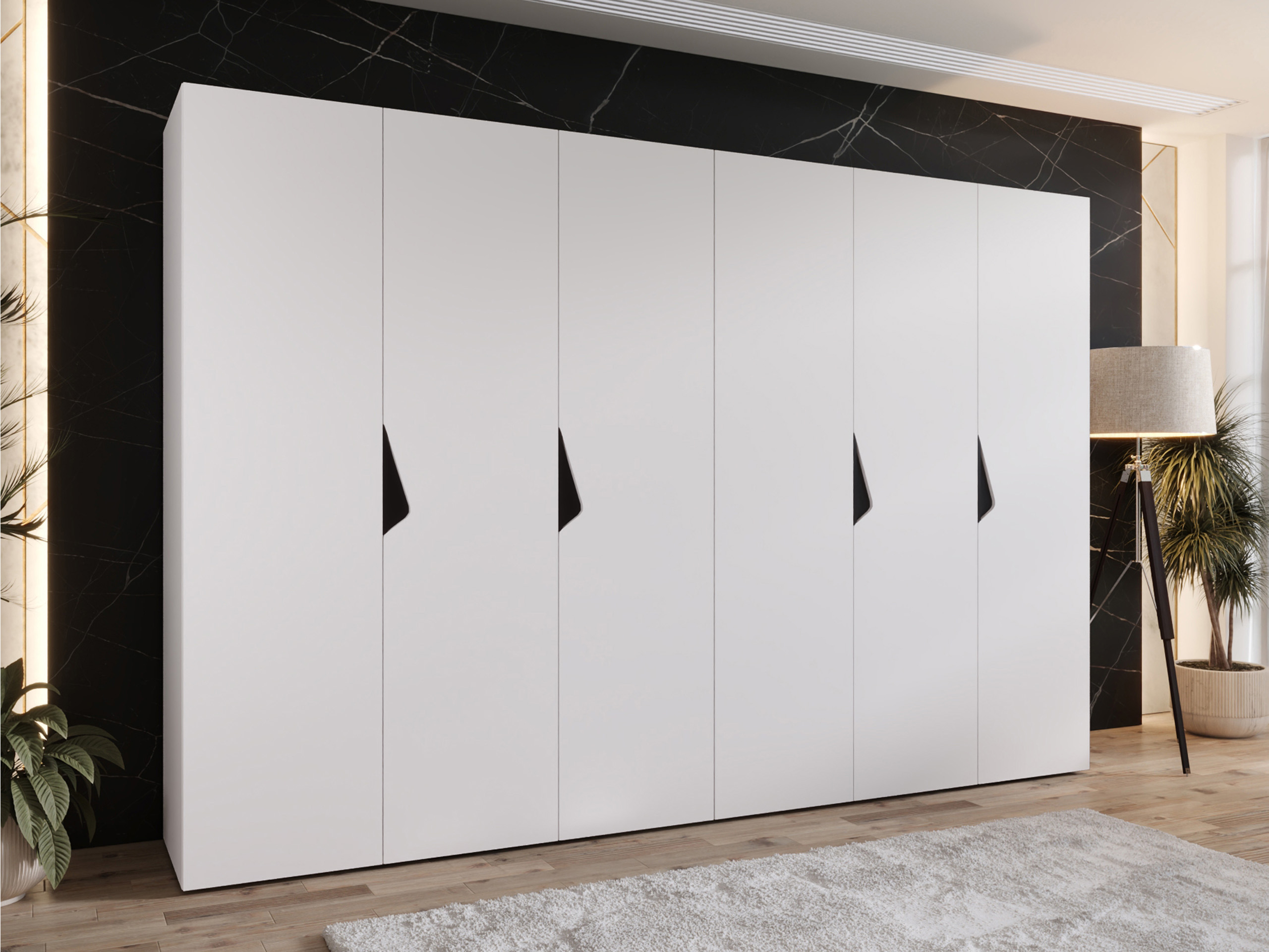Riidekapp Hartford 622 (Valge)