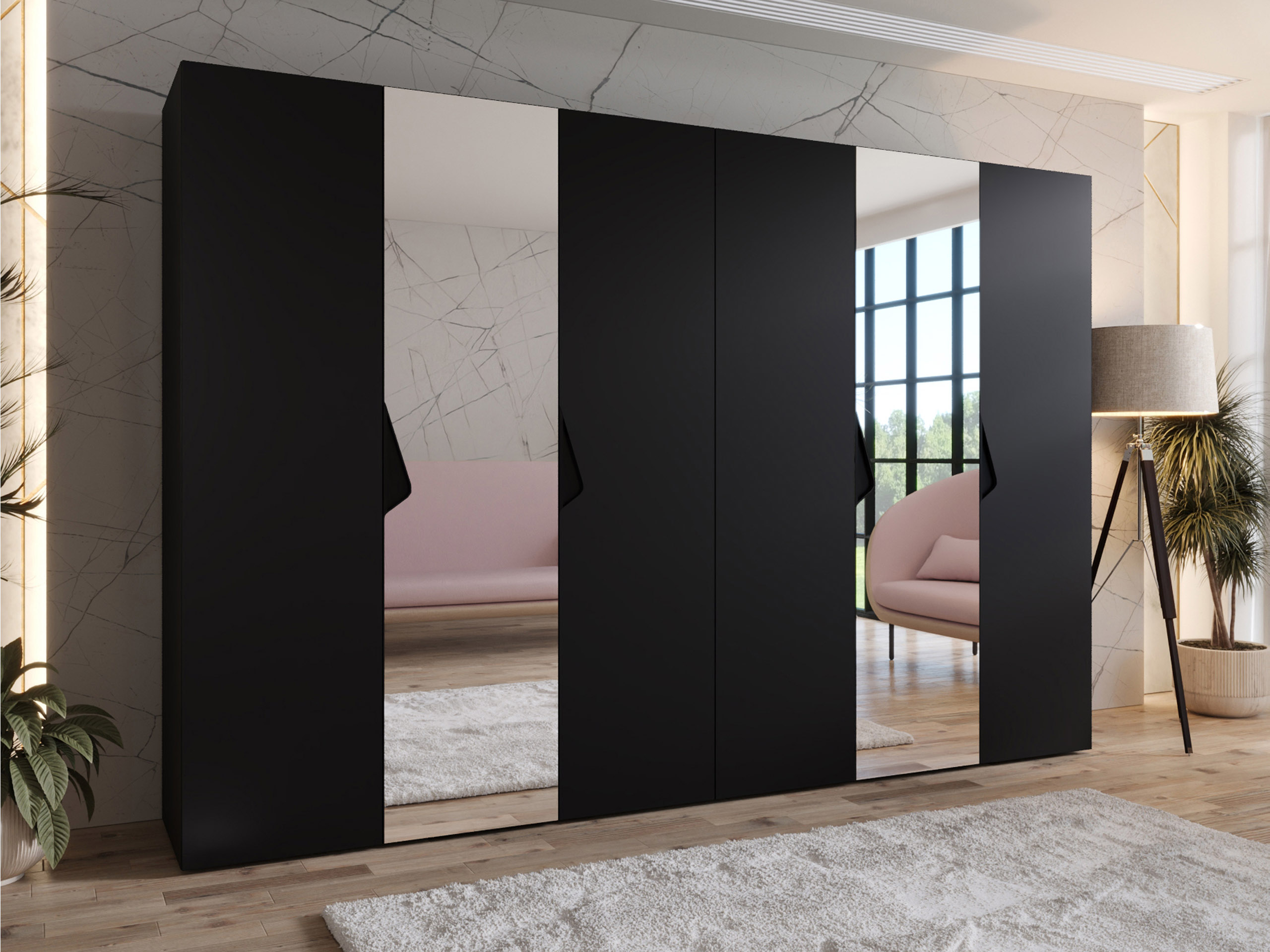 Riidekapp Hartford 627 (Must)