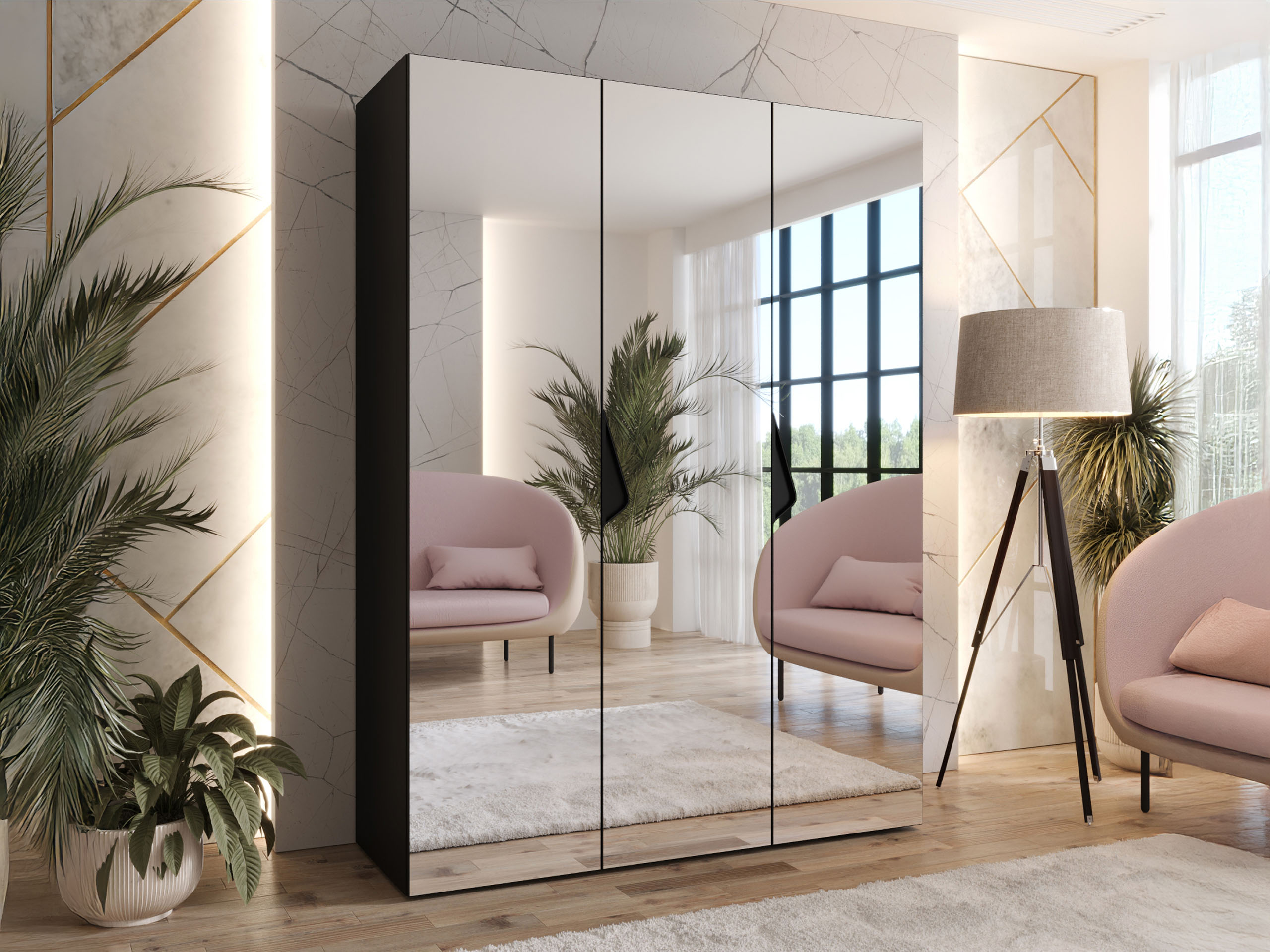 Riidekapp Hartford 629 (Must)