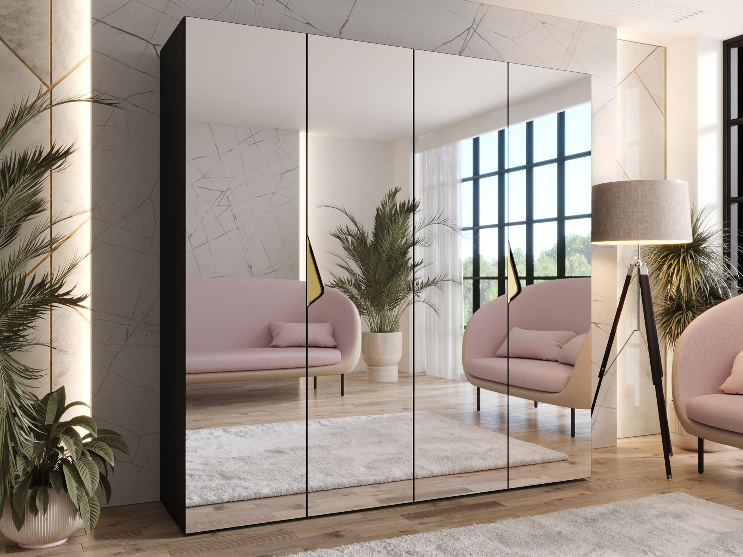 Riidekapp Hartford 630 (Must)