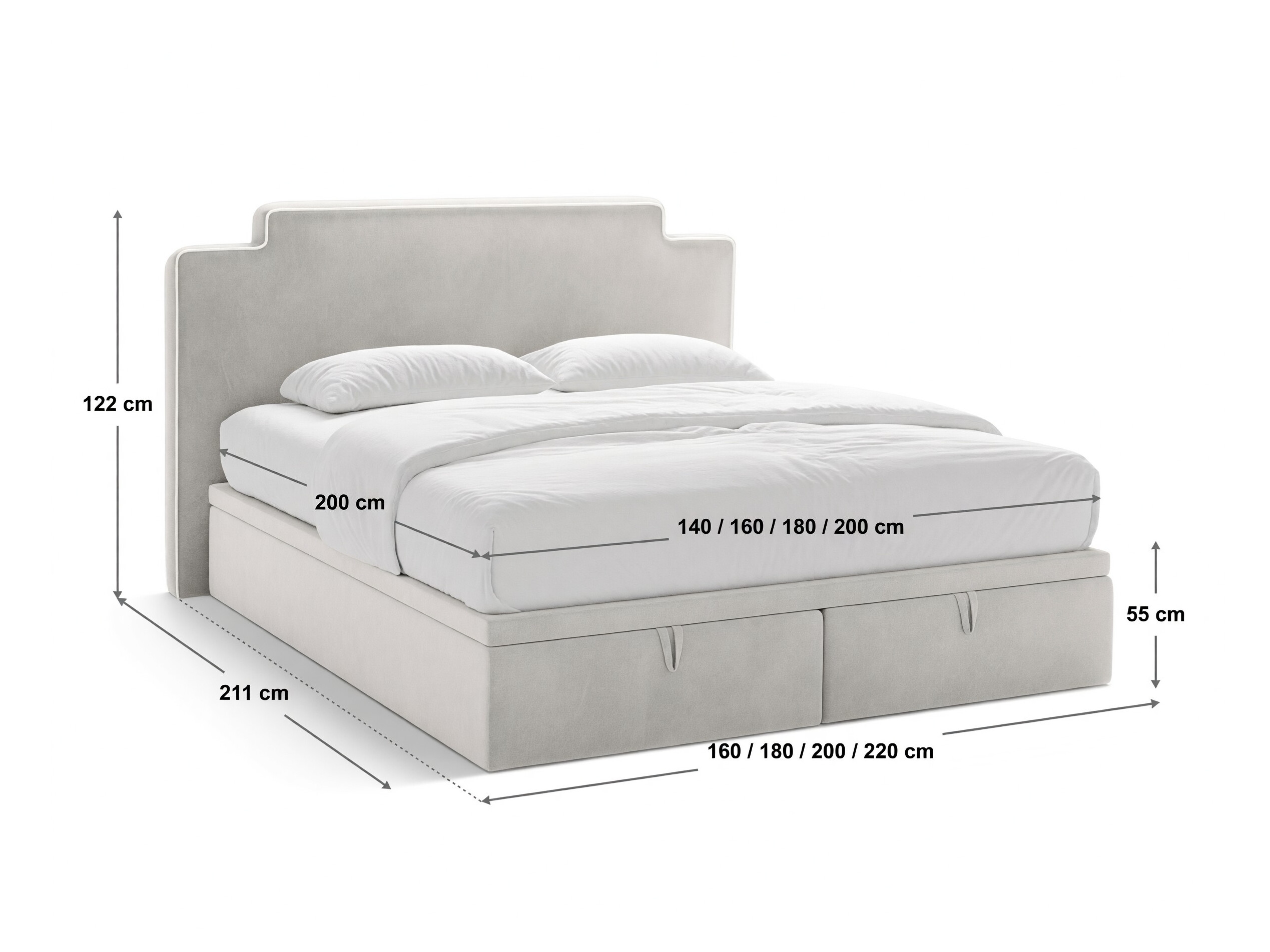 Kontinentaalvoodi Beckley 360 (Magic Velvet 2256 + Magic Velvet 2239)