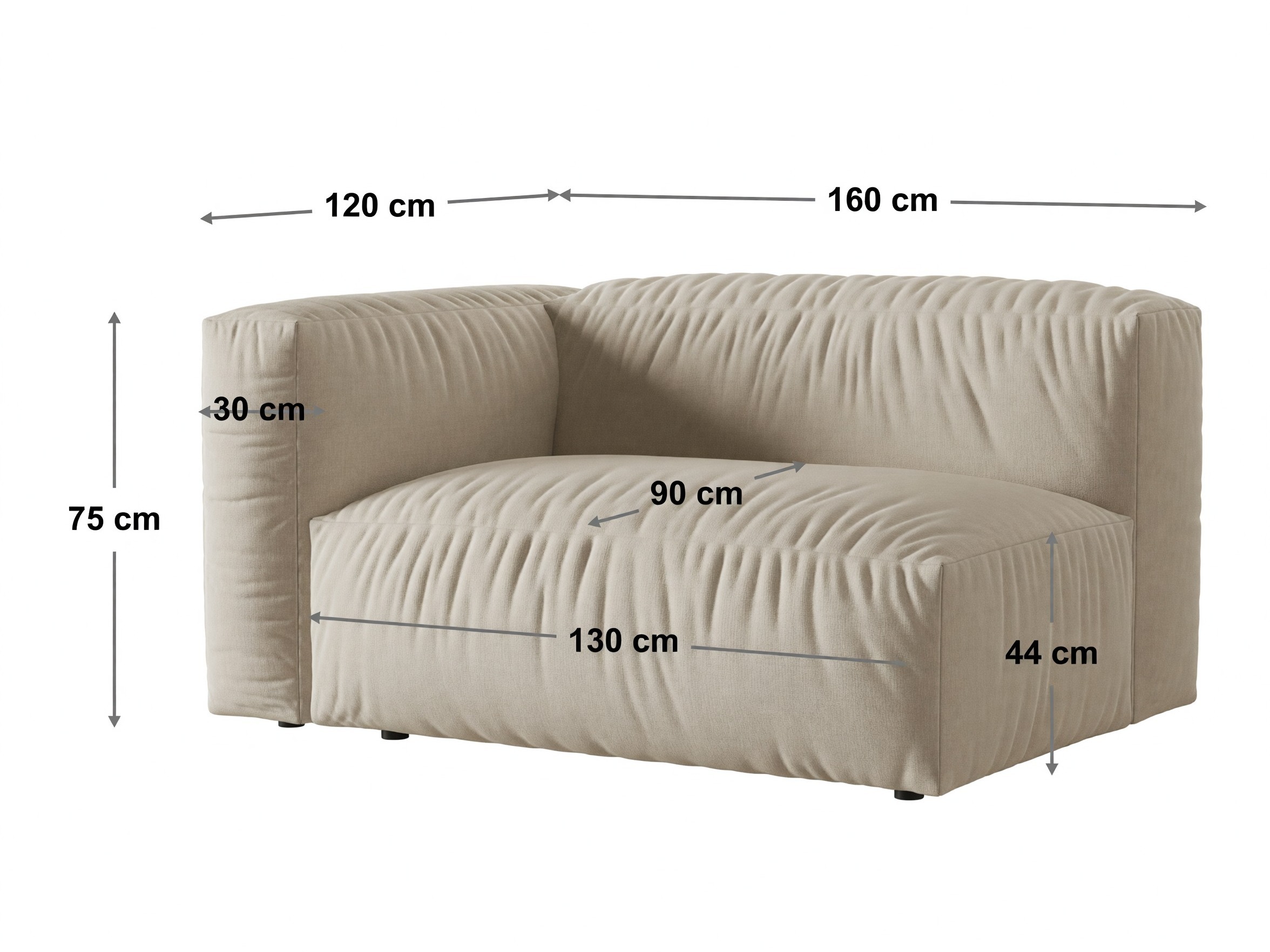 Modulaarne istumisnurk Sorcoro 129 (Tilia 03)