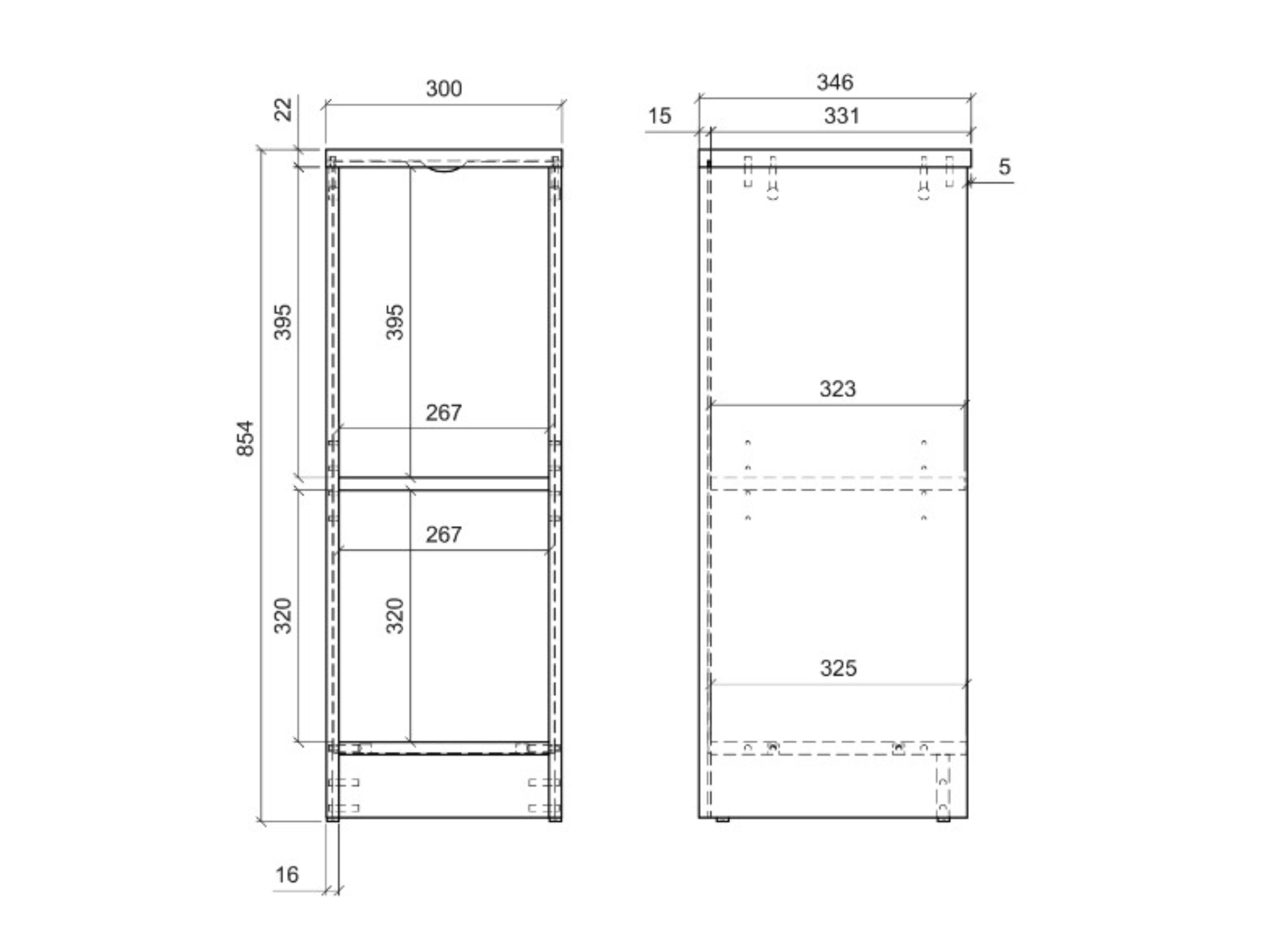 Riiul Fiofive 103 (Valge)