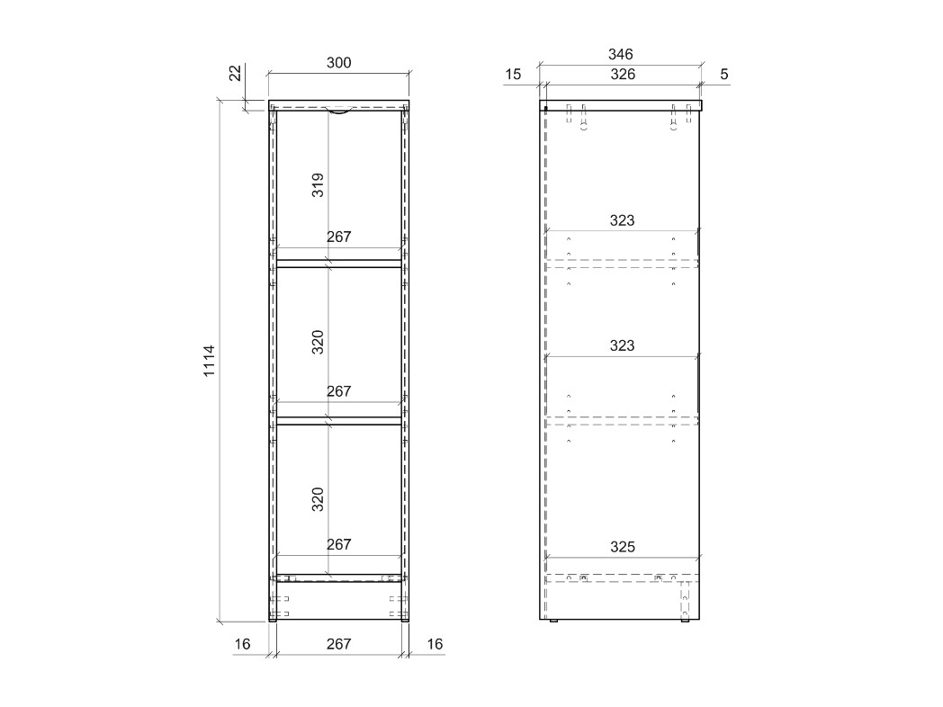 Riiul Fiofive 104 (Valge)
