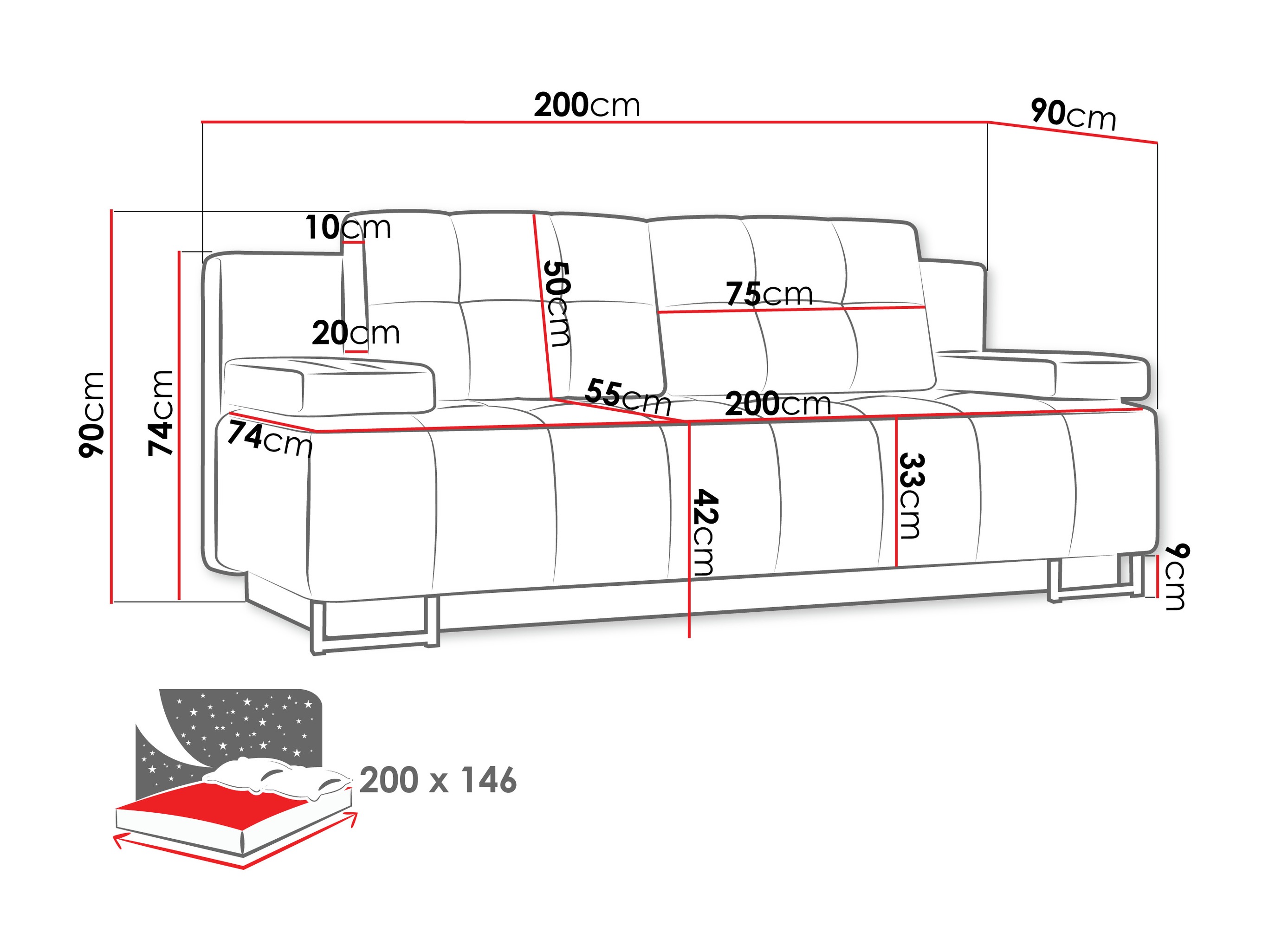 Diivanvoodi Columbus 151 (Lux 06)