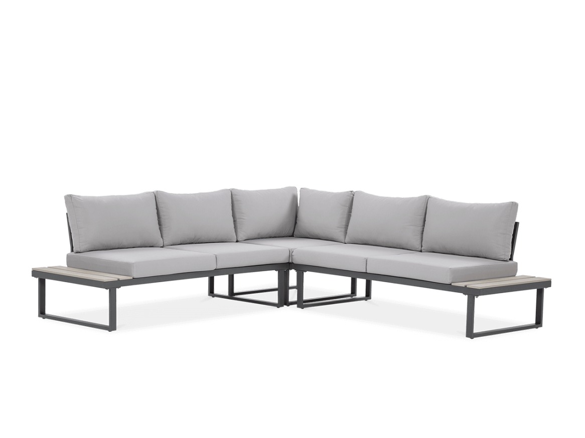 Aiamööblikomplekt Forney 104 (Helehall)