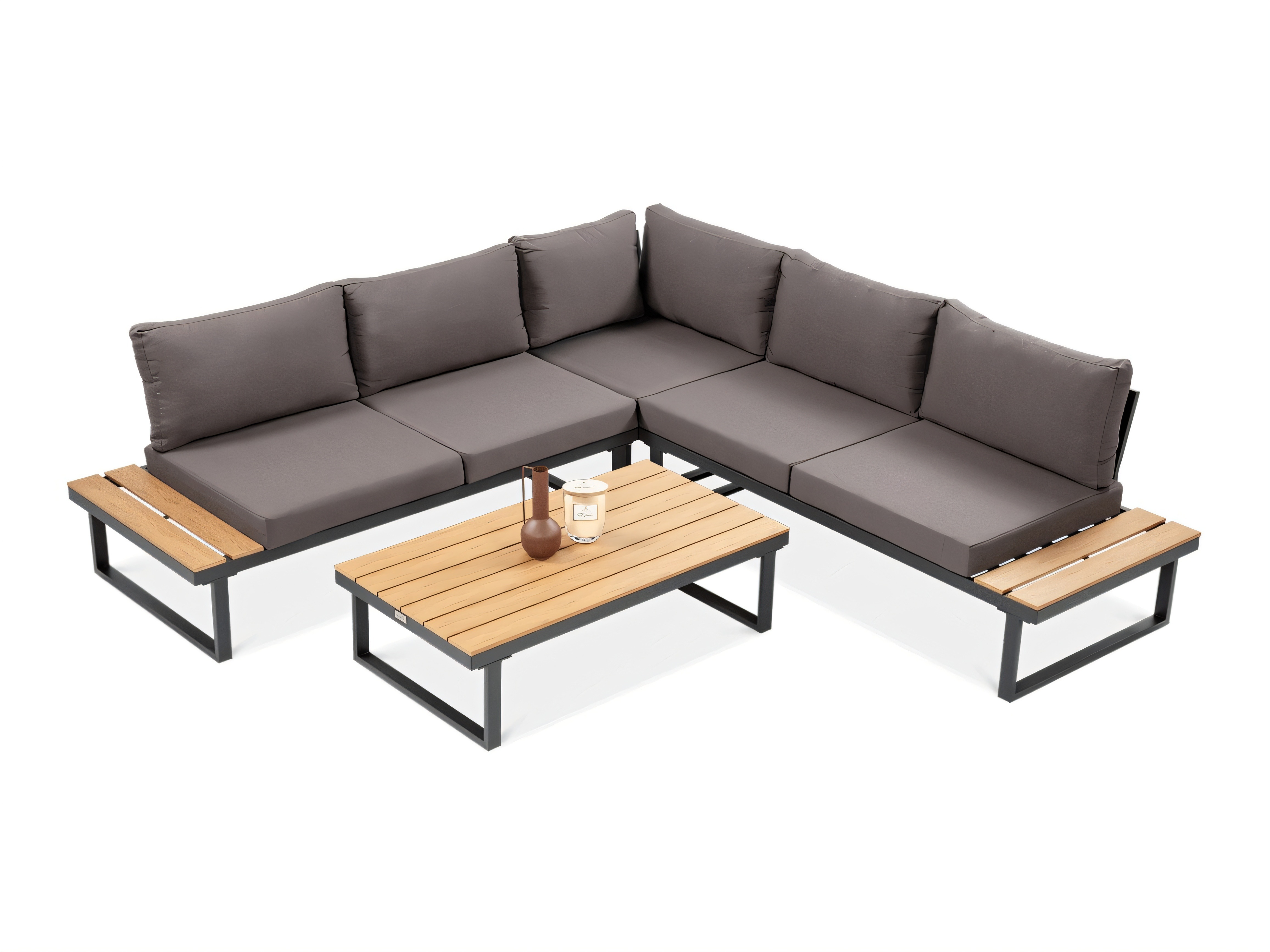 Aiamööblikomplekt Forney 104 (Tumehall)