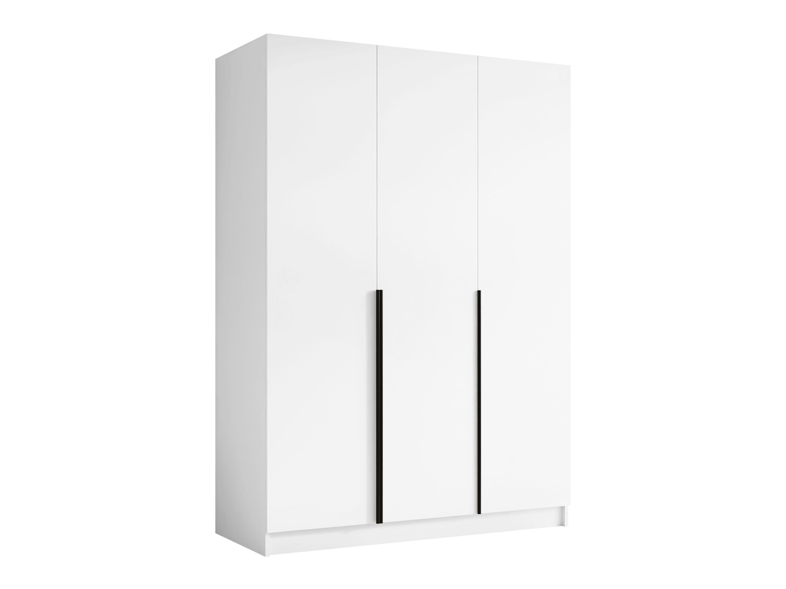 Riidekapp Closico Decoron I (Valge + Must)