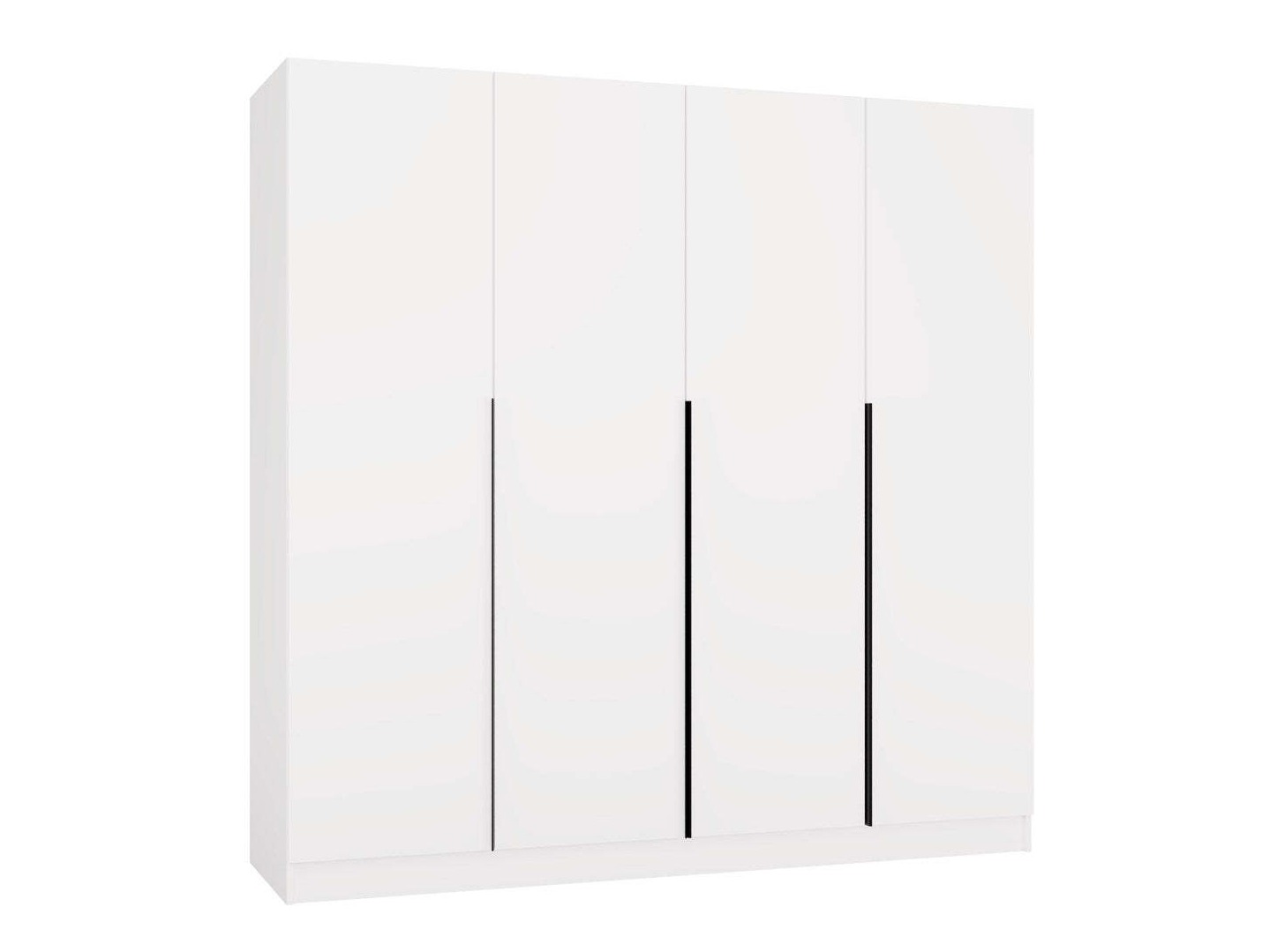 Riidekapp Mandeville 370 (Valge + Must)