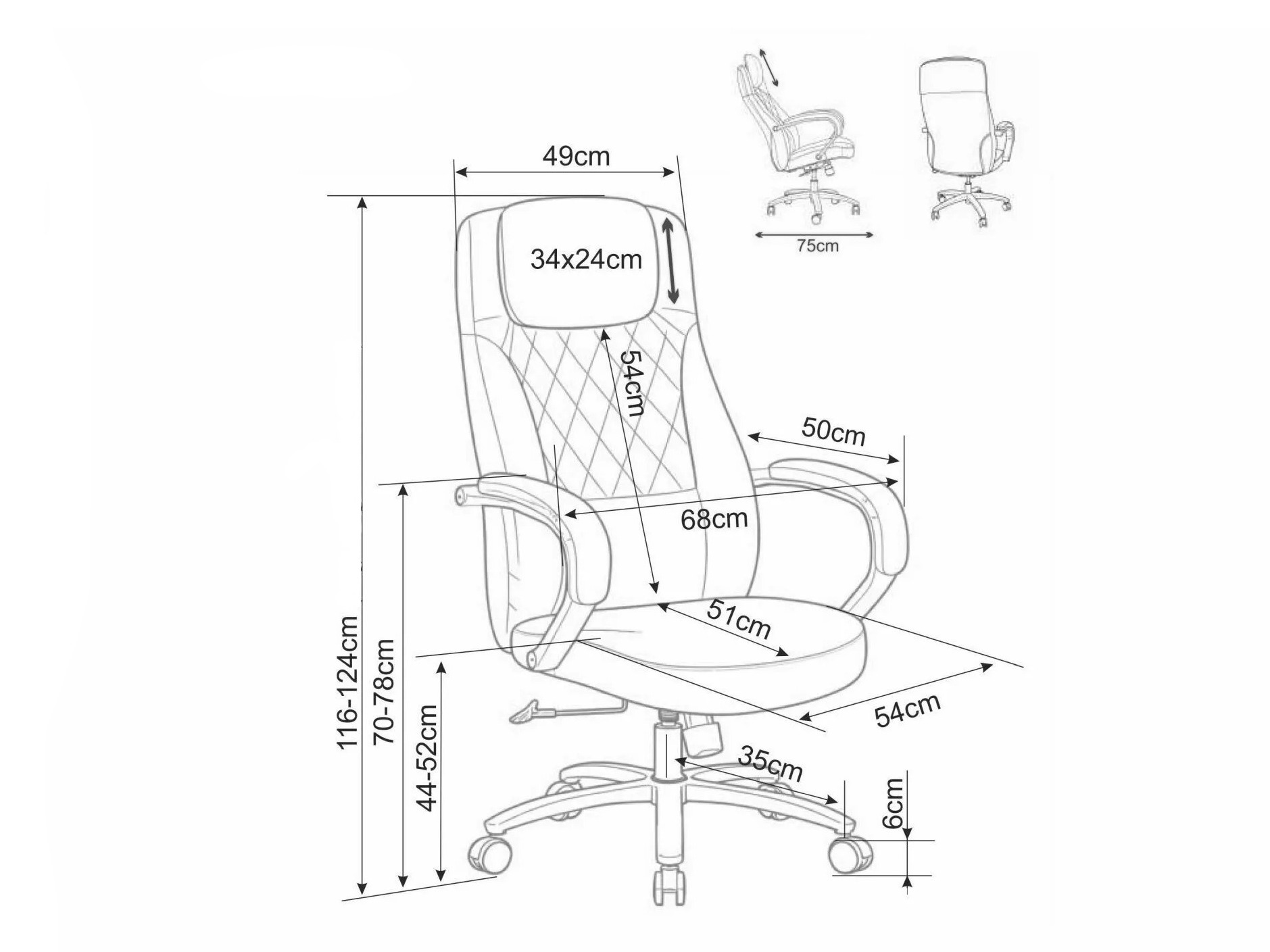 Kontoritool Detroit 970 (Beež)