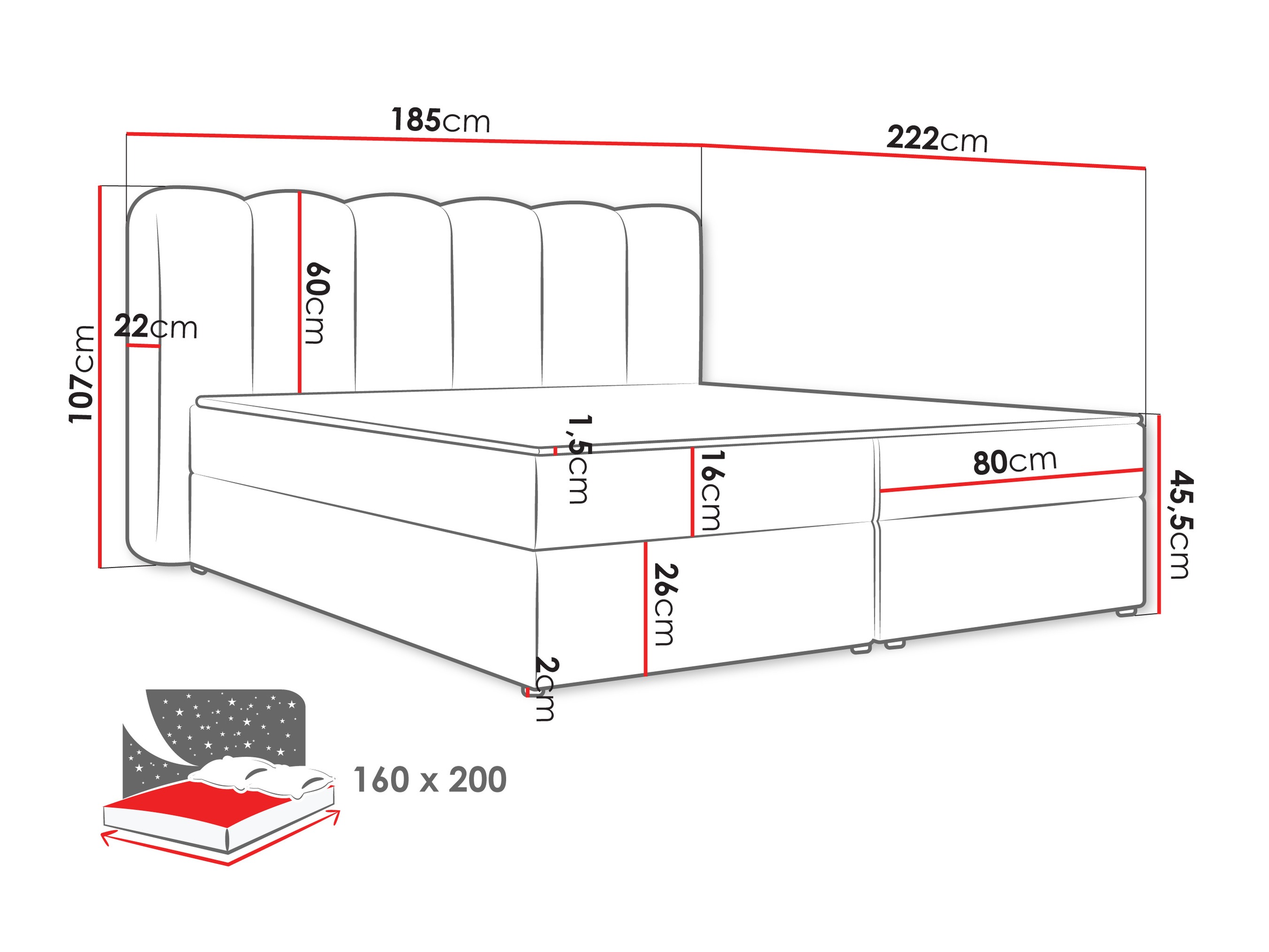 Kontinentaalvoodi Stonecrest 112 (Lambi 03)