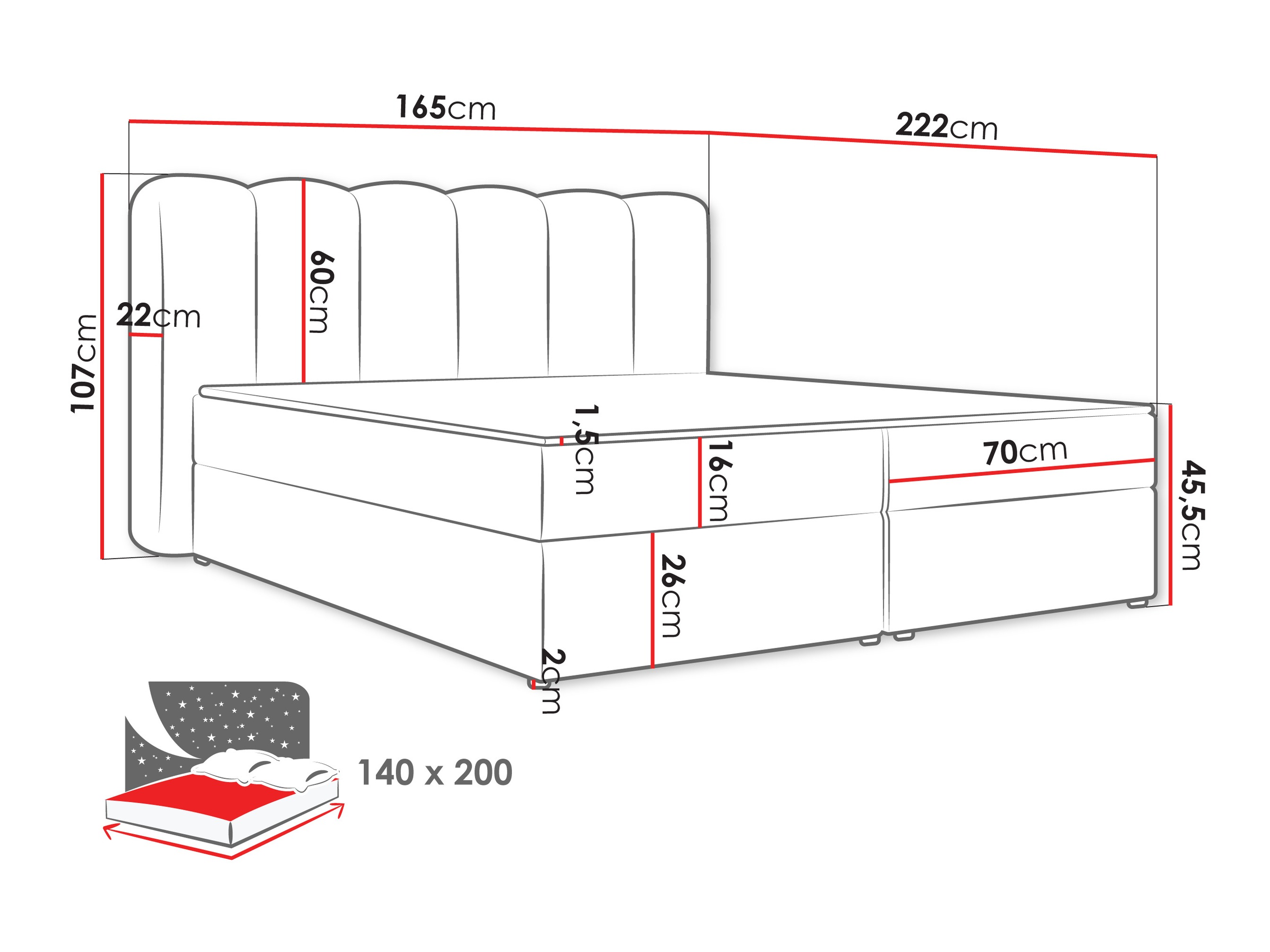Kontinentaalvoodi Stonecrest 112 (Lambi 11)
