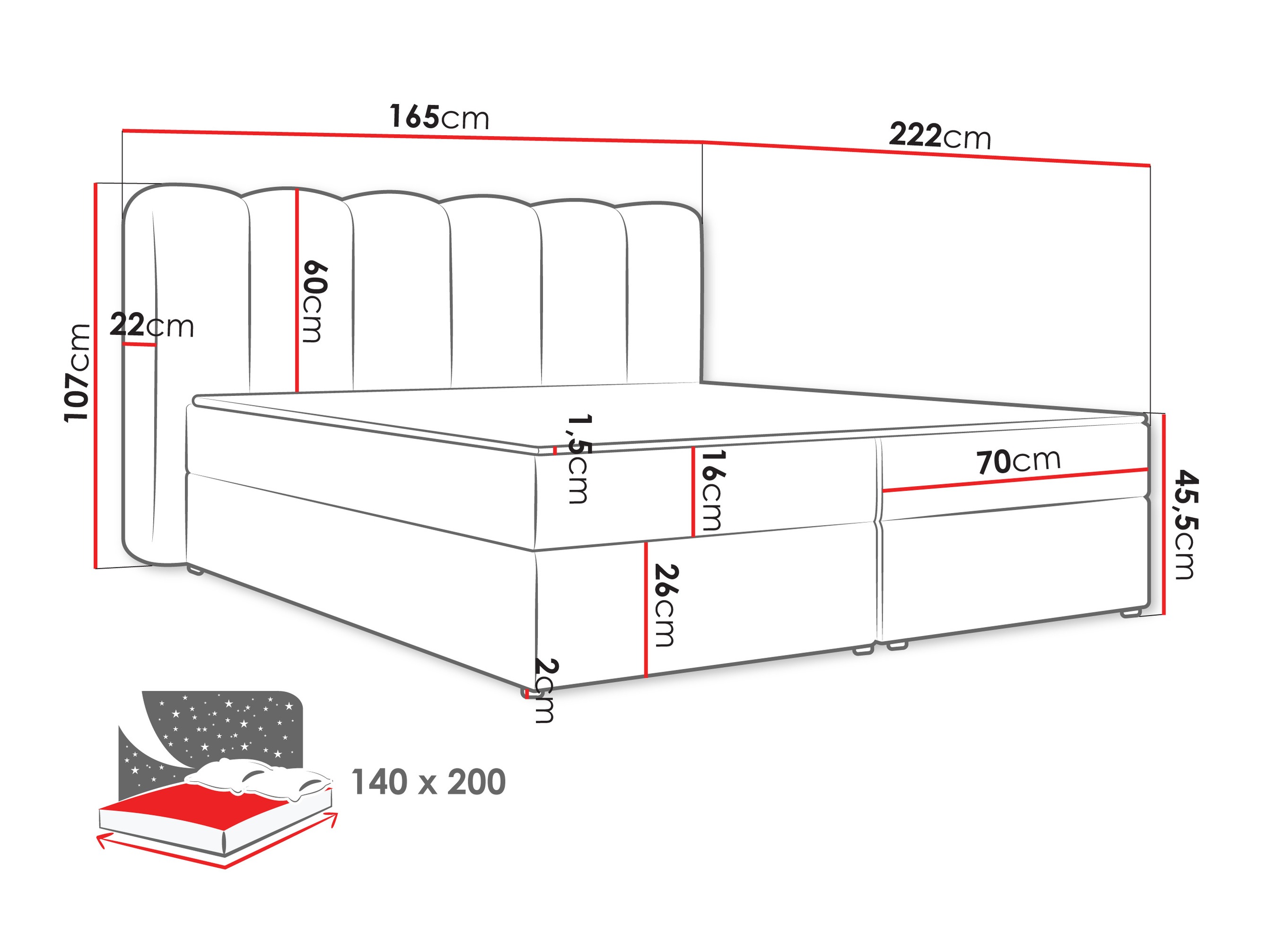 Kontinentaalvoodi Stonecrest 112 (Lambi 12)