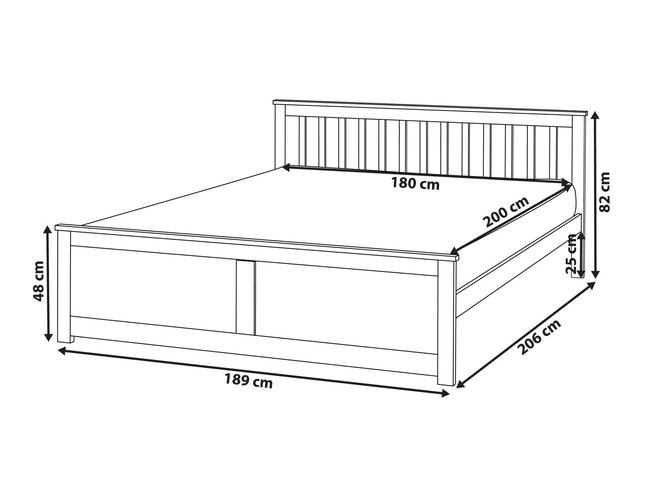 Voodi Berwyn 2470 (Tume puit)