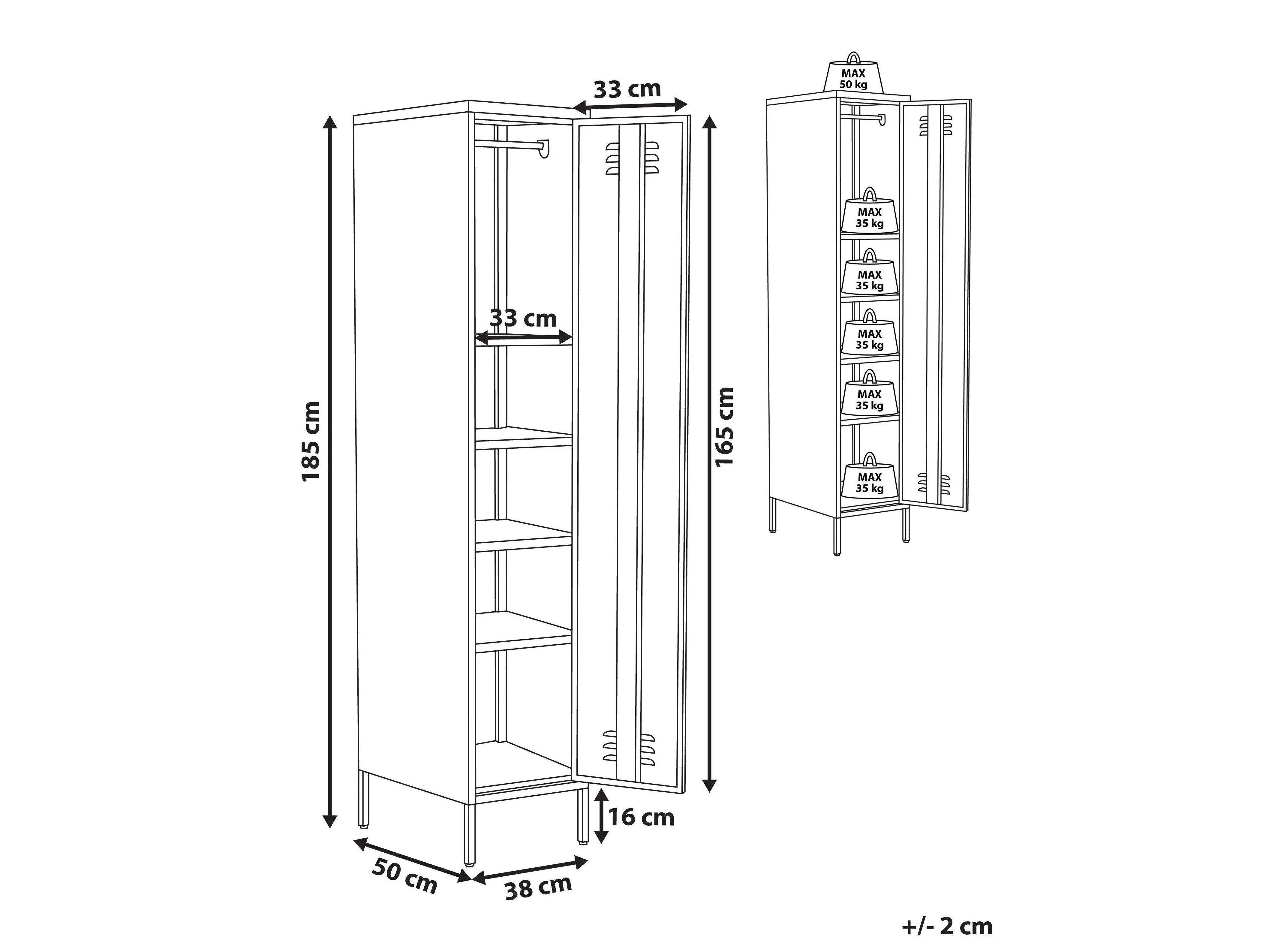 Riiul Sovelu 102 (Must)