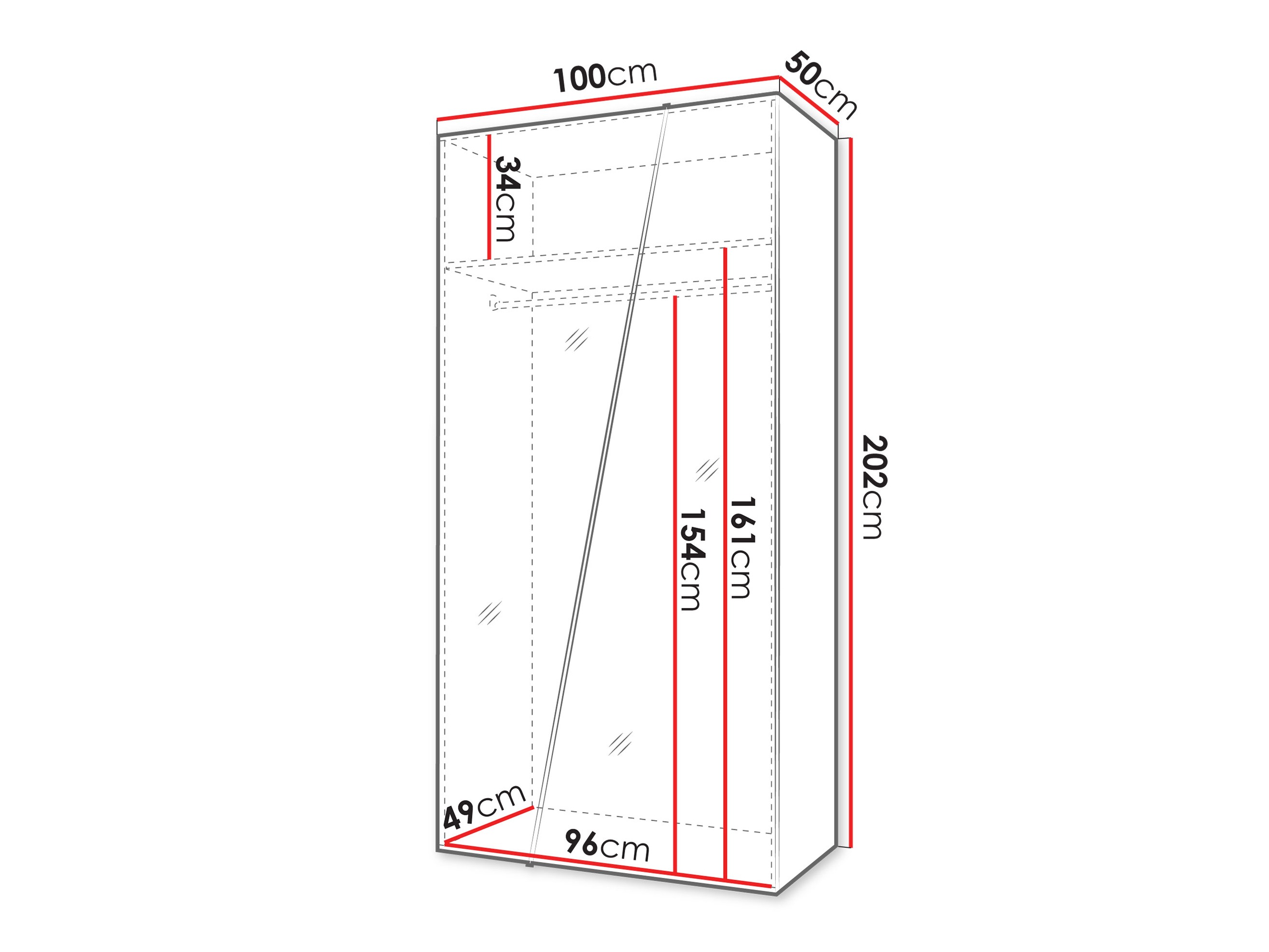 Riidekapp Hartford 634