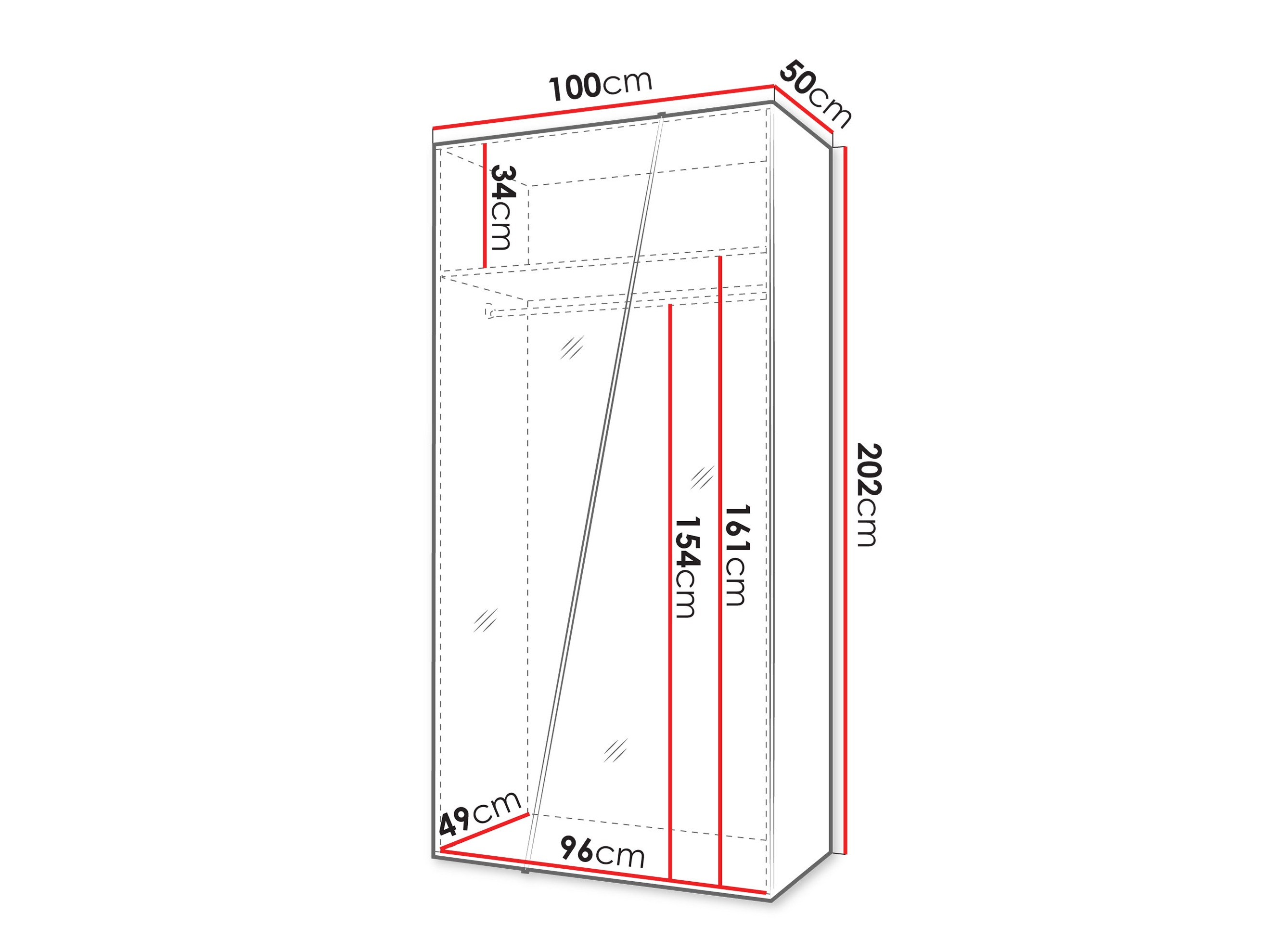 Riidekapp Hartford 634