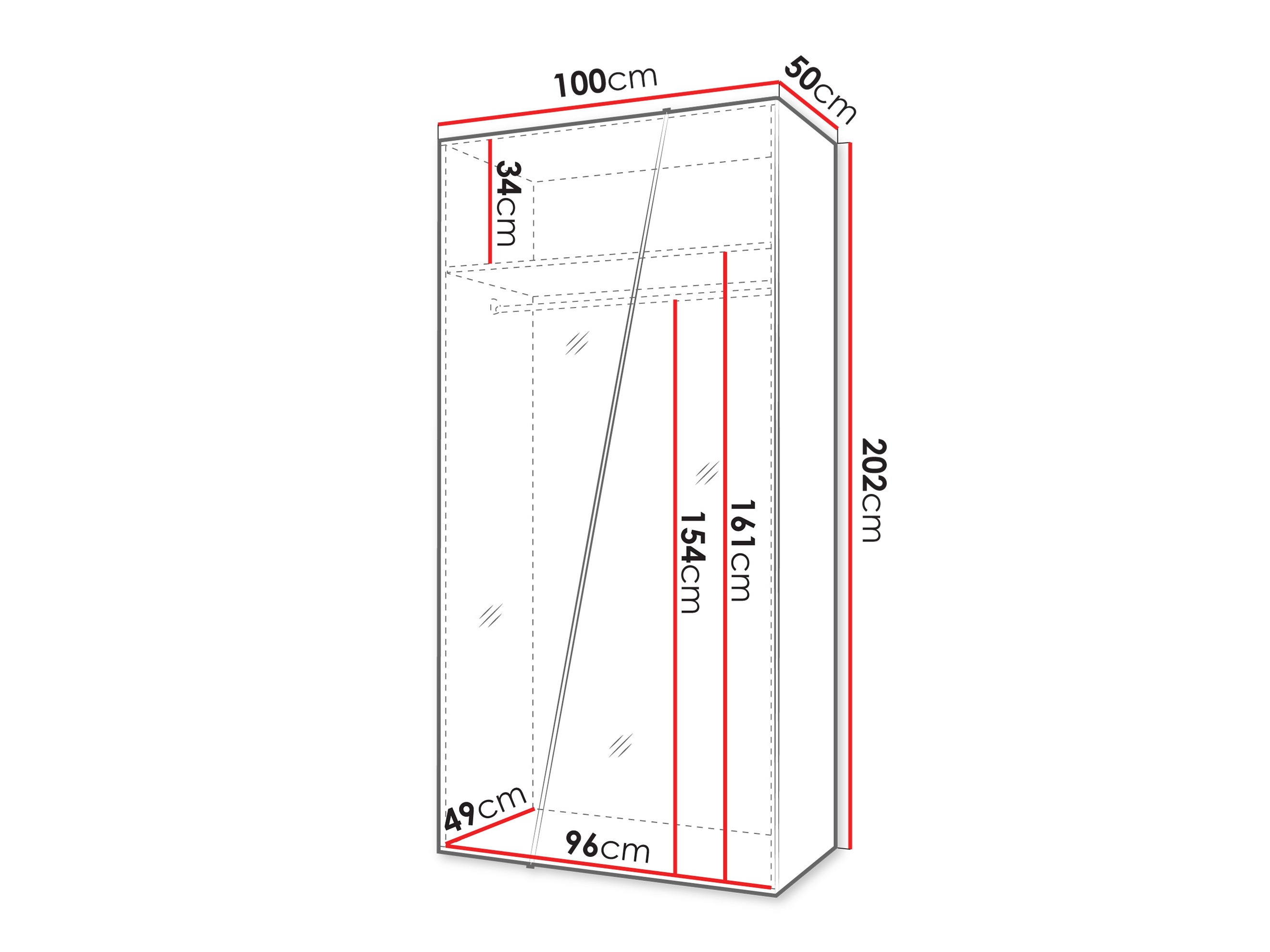 Riidekapp Hartford 634