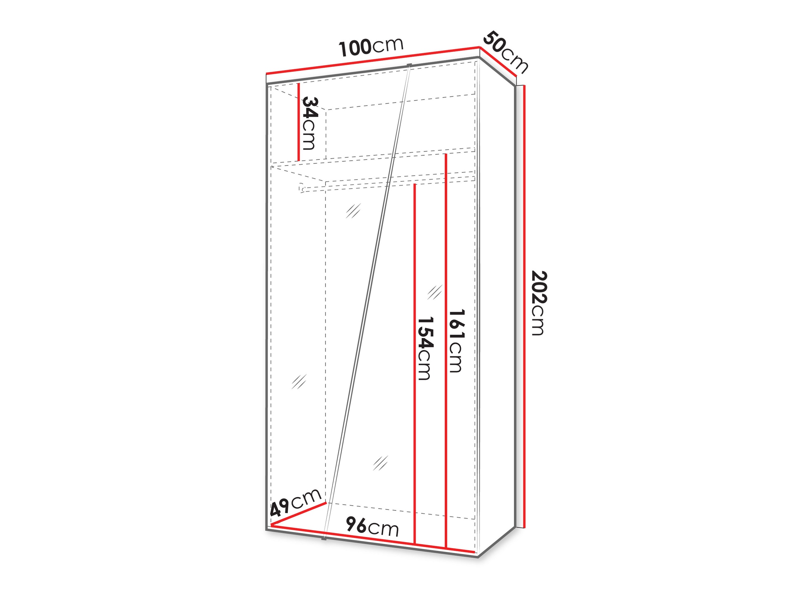 Riidekapp Hartford 634