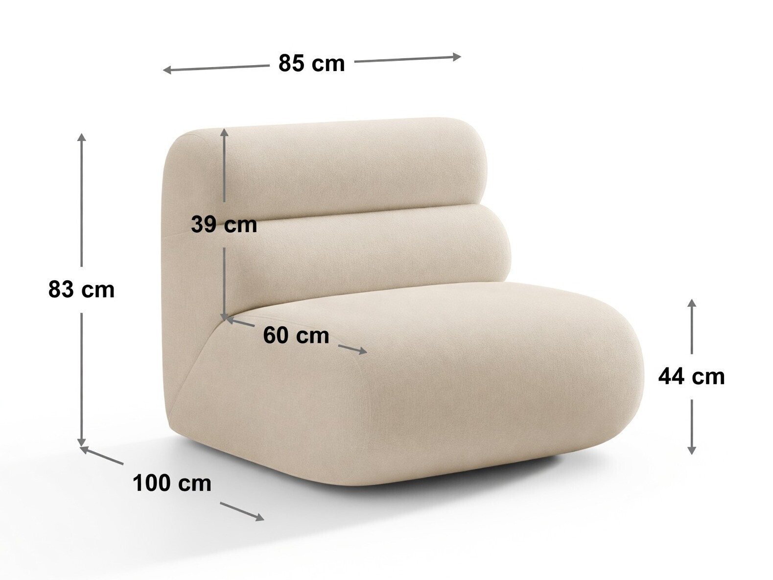 Modulaarne istumisnurk Cirbeno 106 (Baloo 2086)