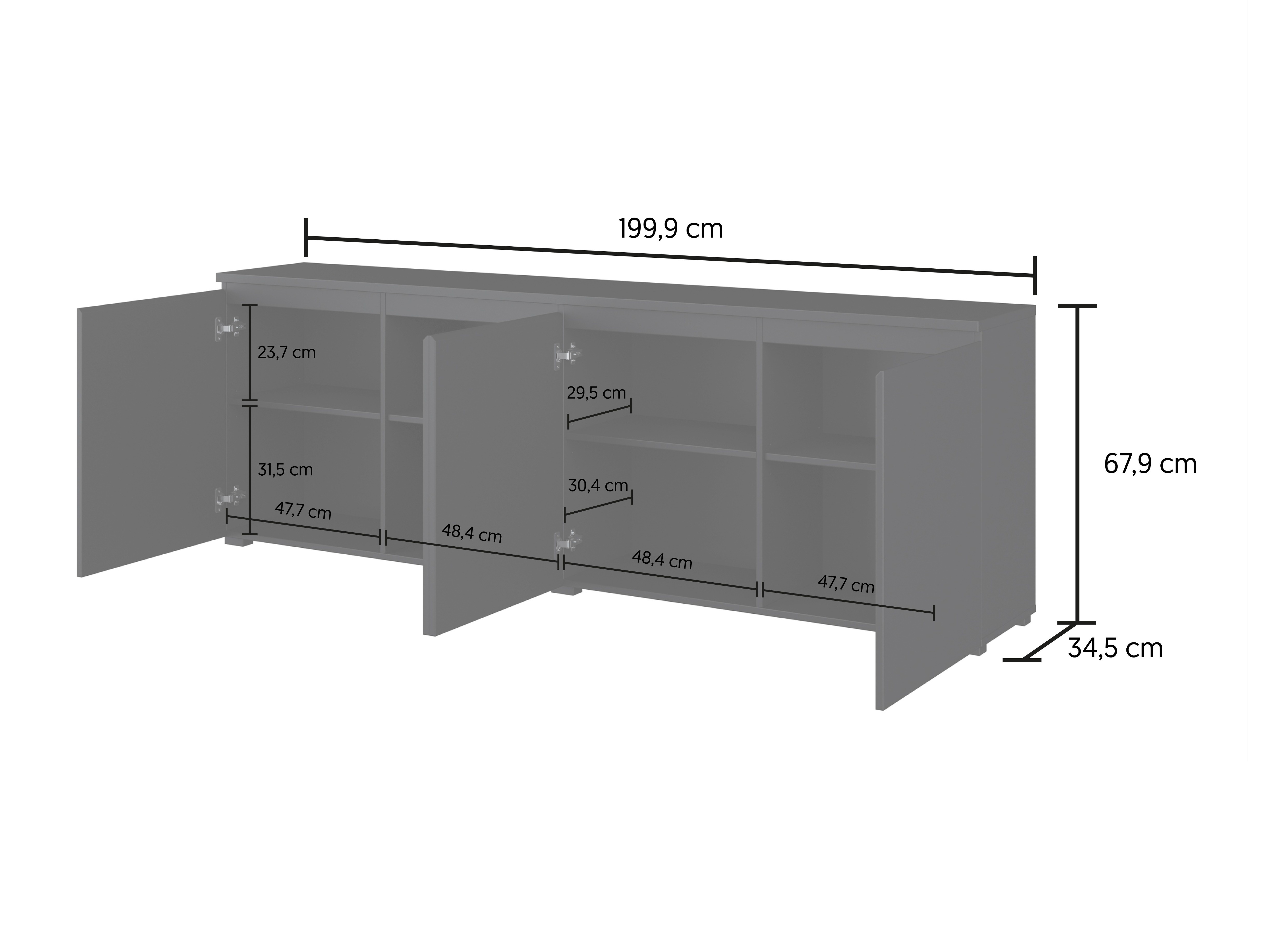 Kapp Baletu 105 (Valge + Tamm)
