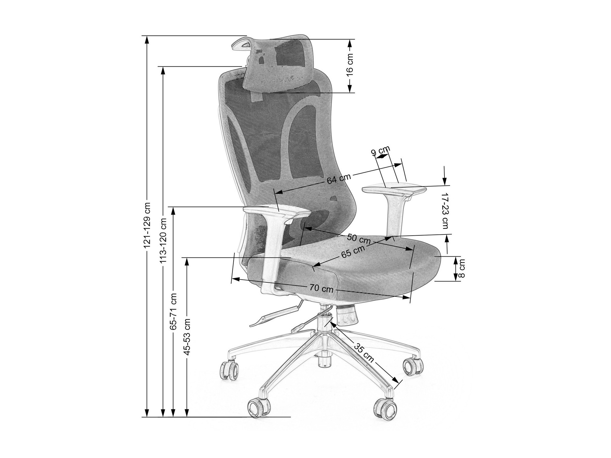 Kontoritool Houston 1409