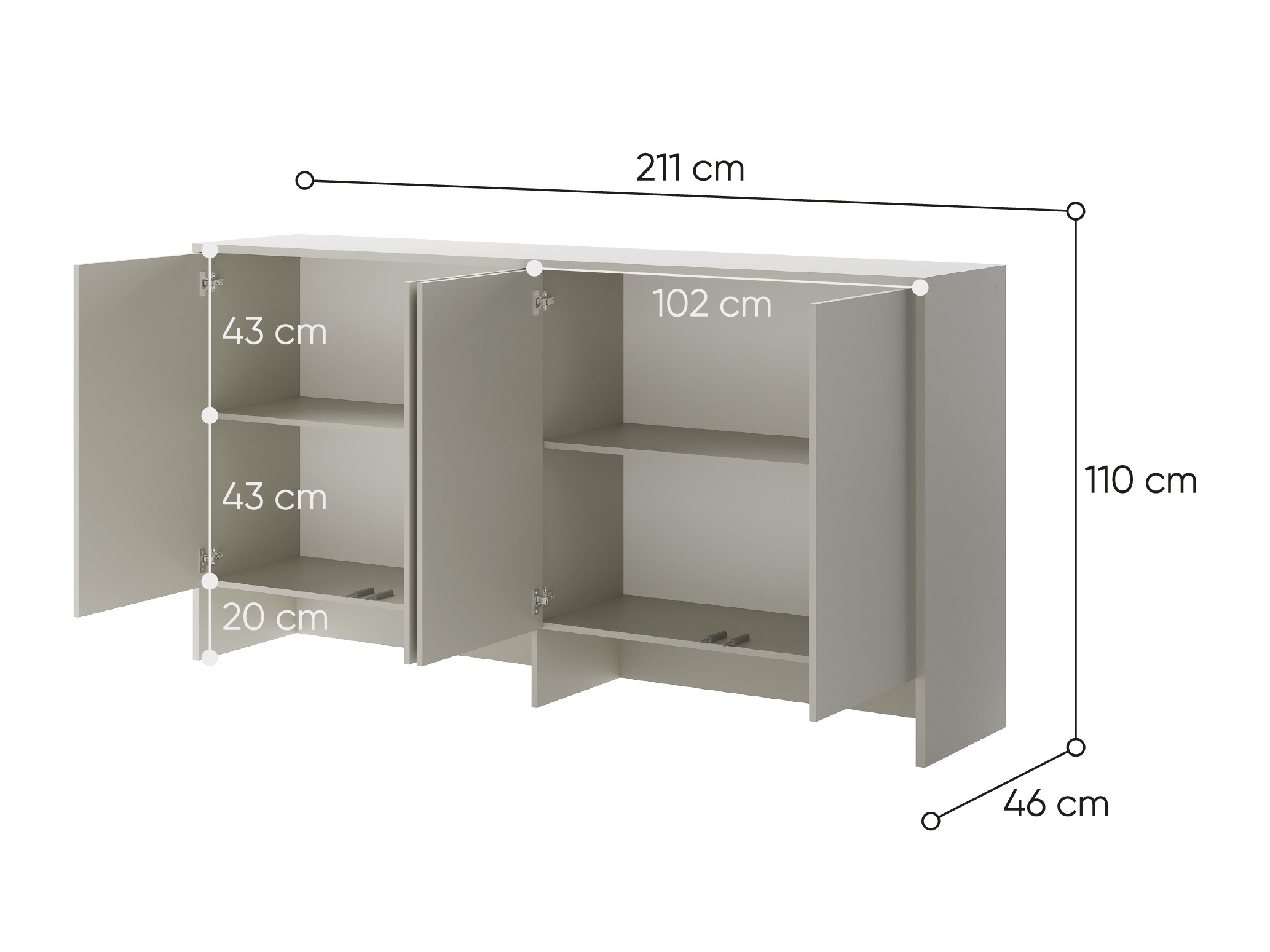 Mööblikomplekt Concept Lenart X (Hall)