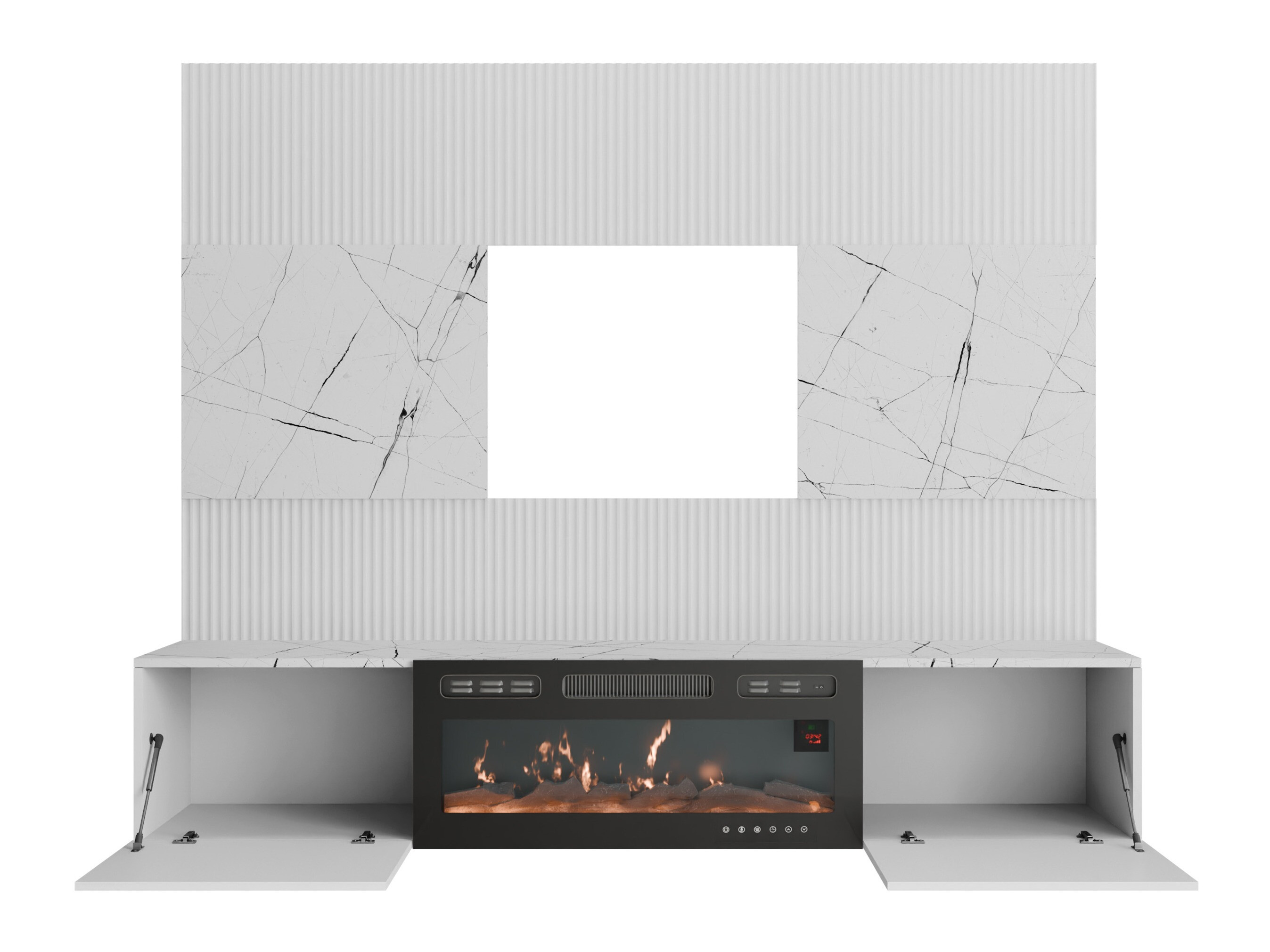 Elutoa komplekt Comfivo Salix VII (Must + Must marmor)