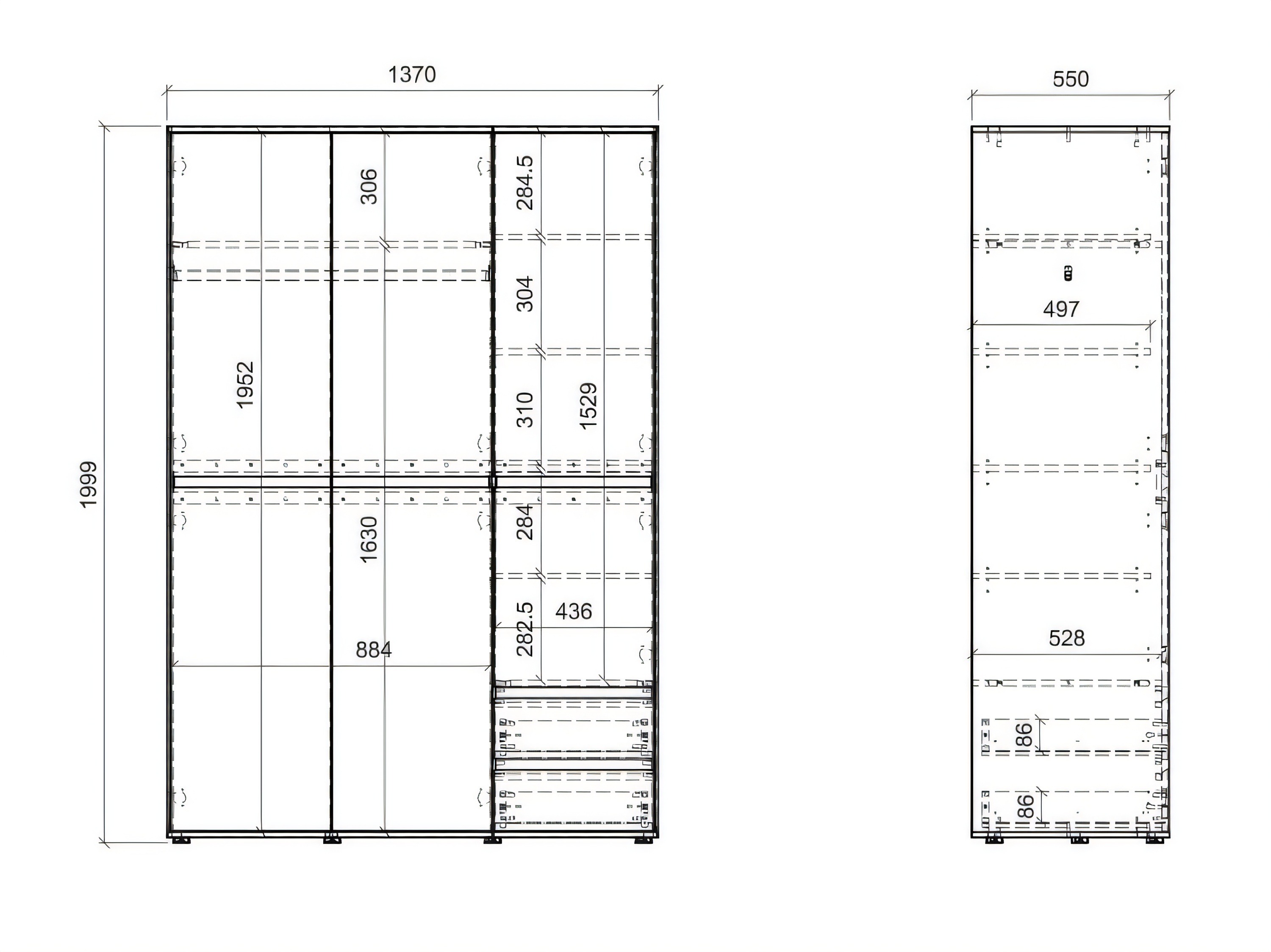 Riidekapp Torfiou 116 (Kašmiir)