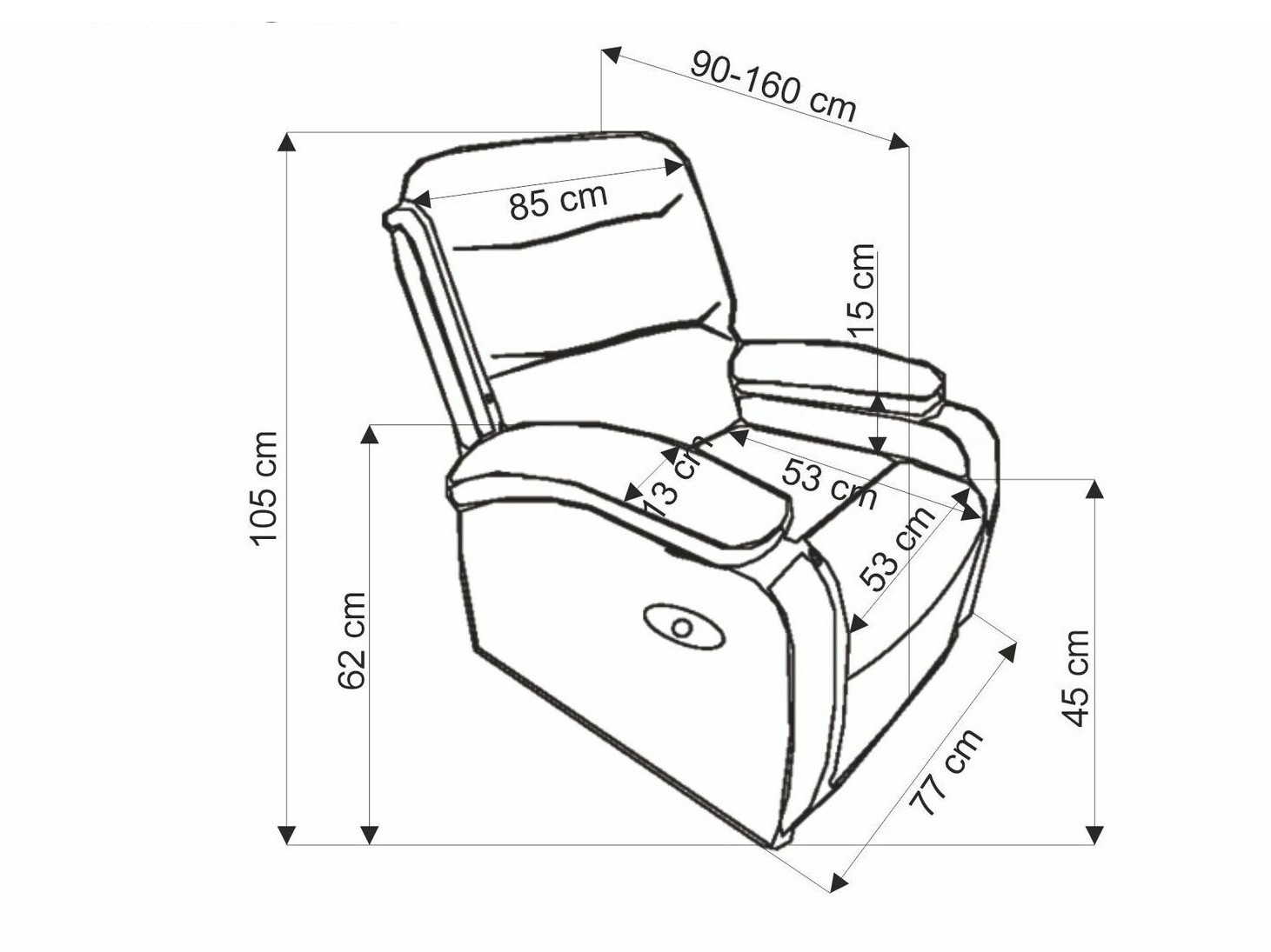 Tugitool recliner SE3577