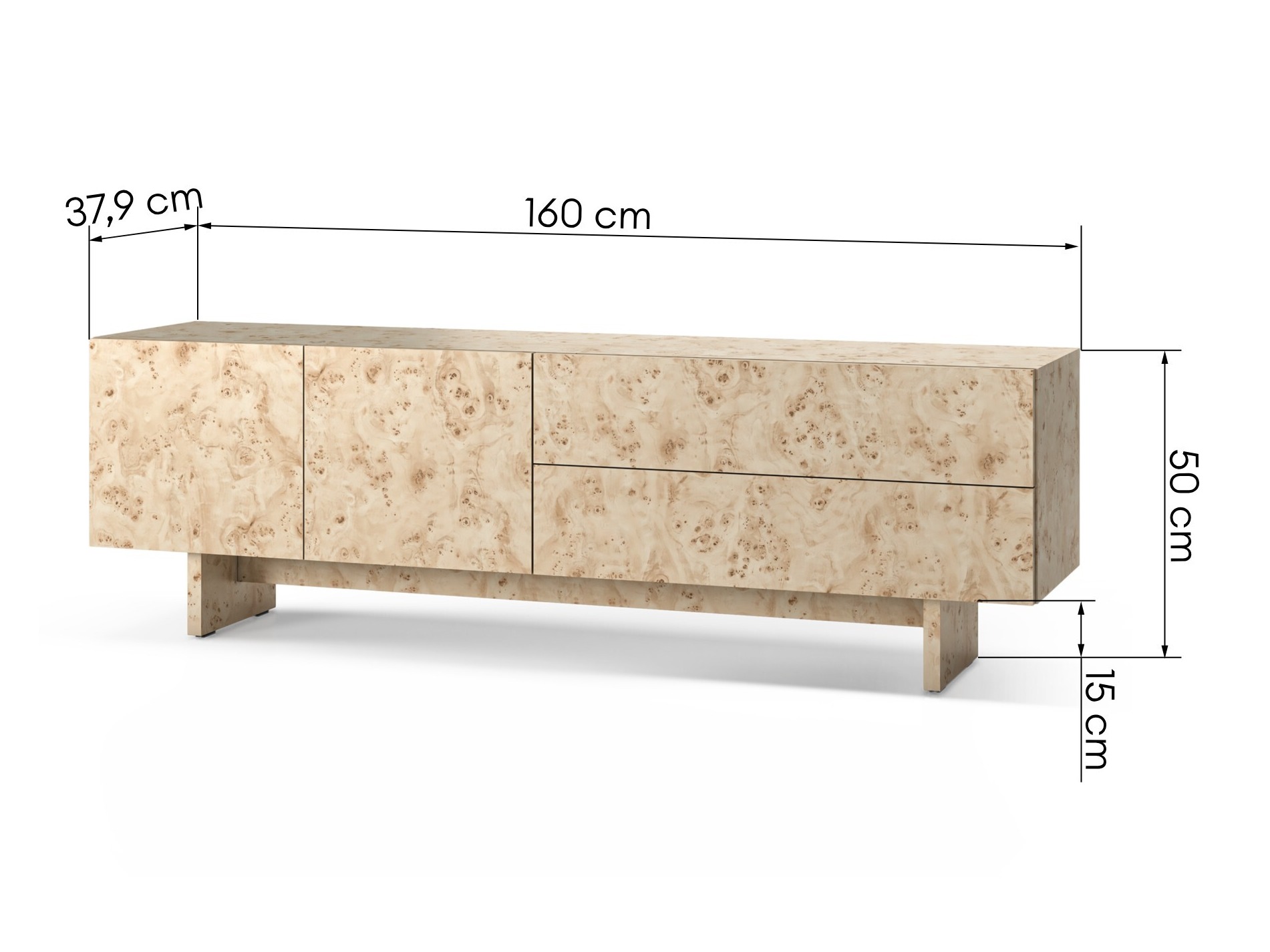 TV-alus Burleson 860