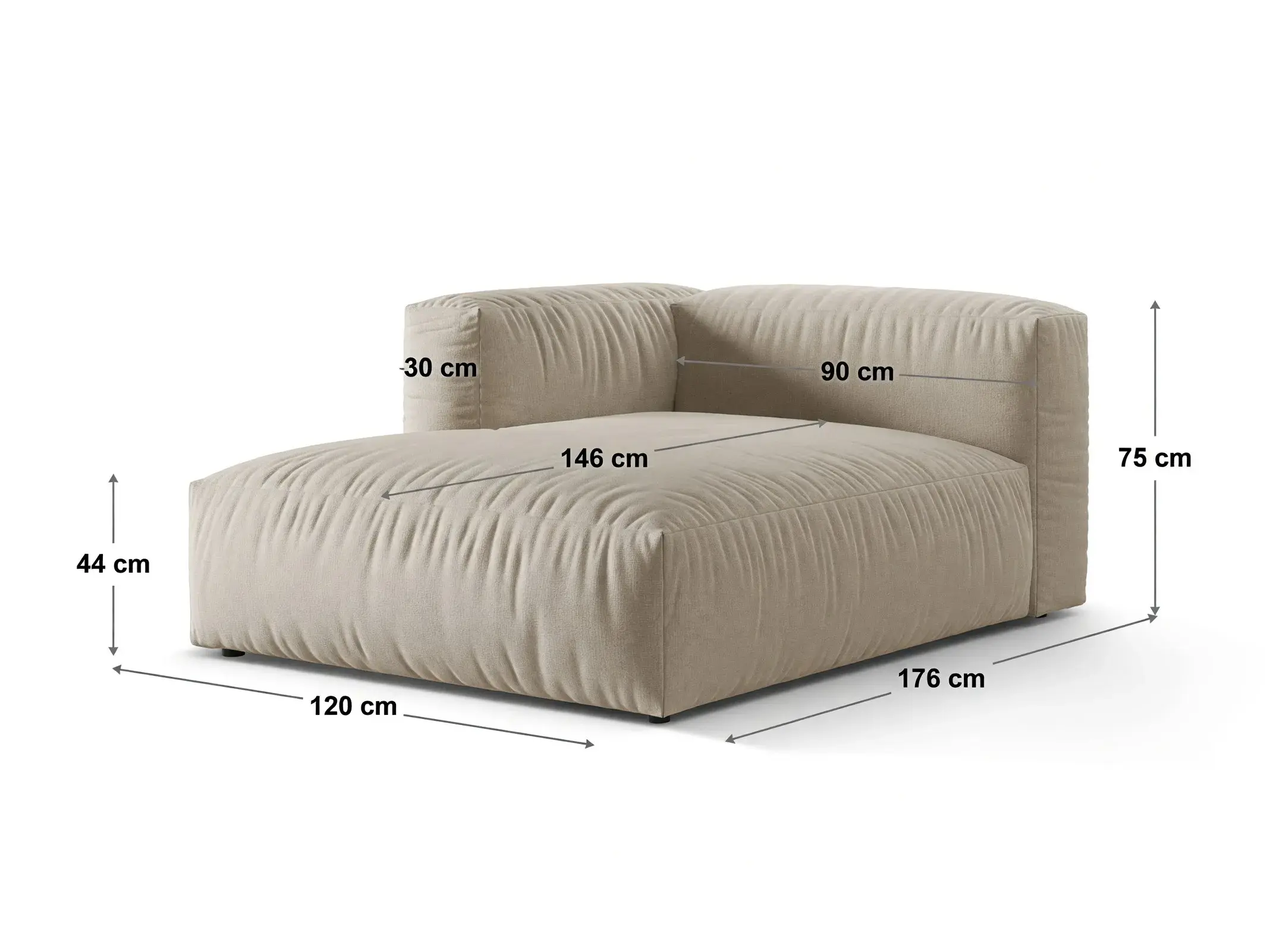 Modulaarne istumisnurk Sorcoro 107 (Vogue 01)