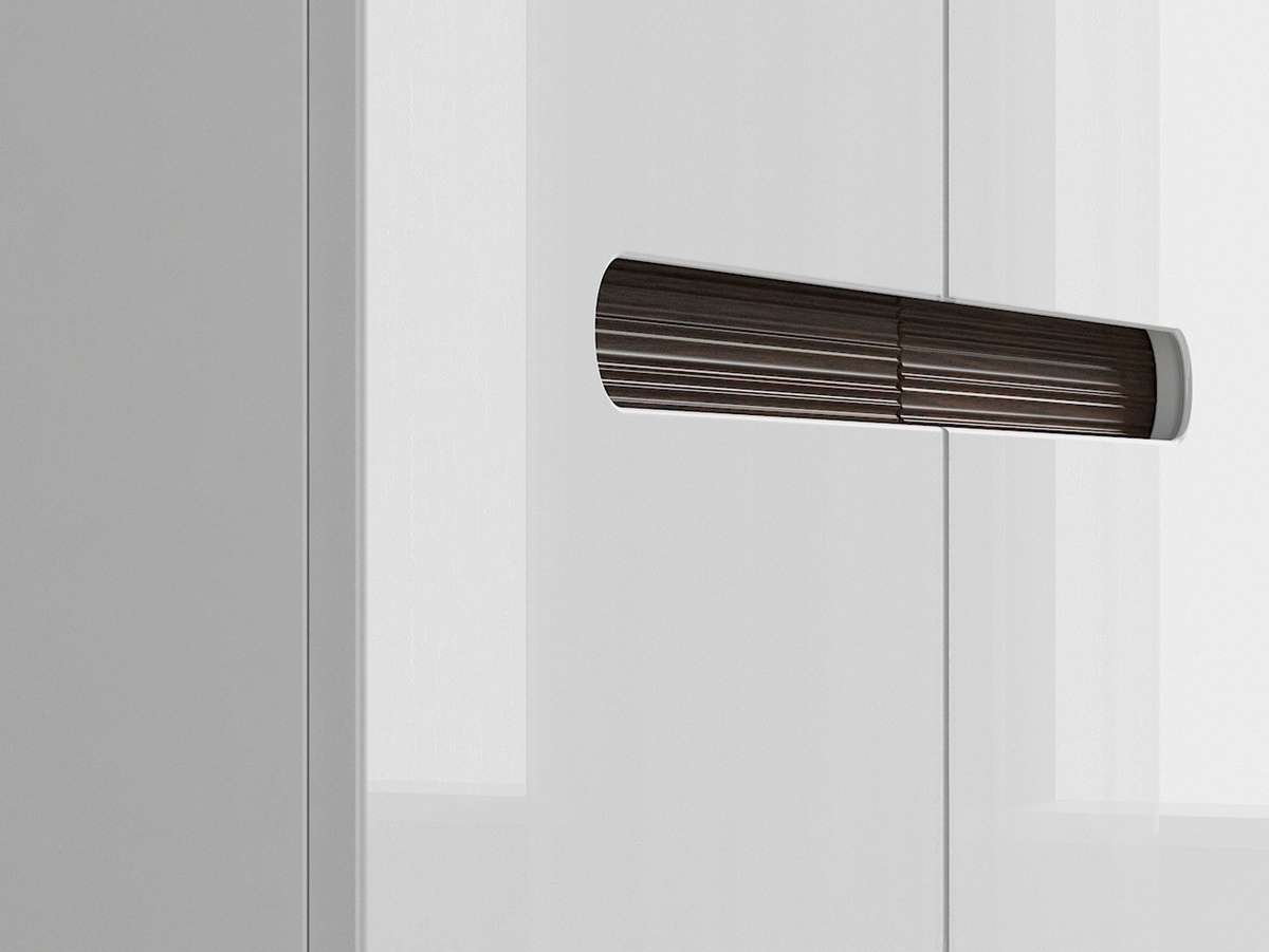 Riidekapp Serveso 110 (Läikiv valge)